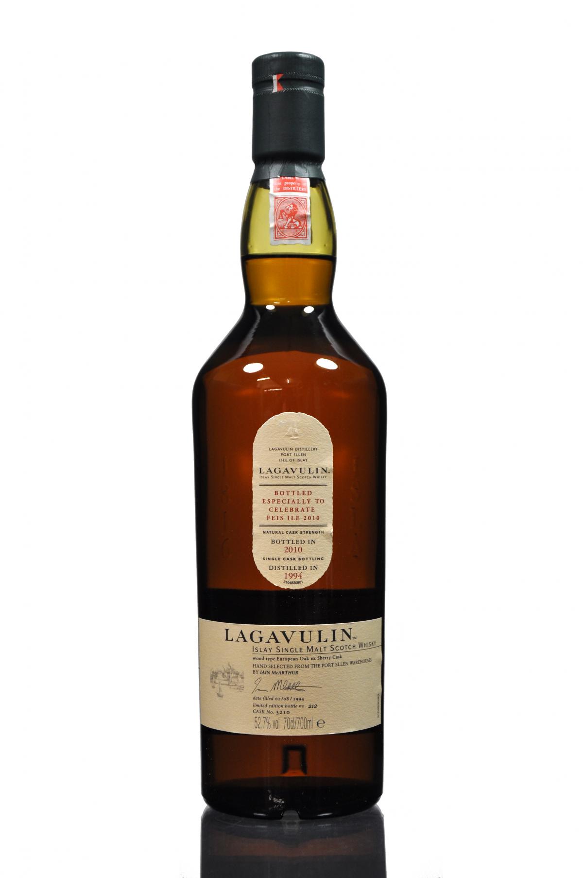 Lagavulin 1994 - Festival 2010 - Single Cask 3210