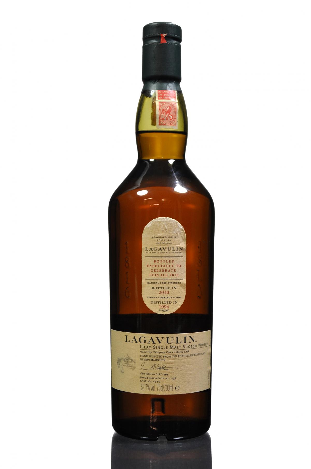 Lagavulin 1994 - Festival 2010 - Single Cask 3210