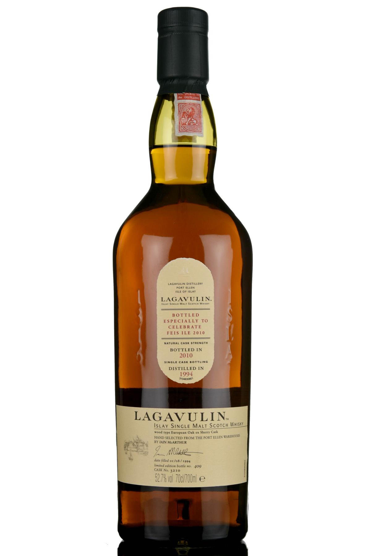 Lagavulin 1994 - Festival 2010 - Single Cask 3210