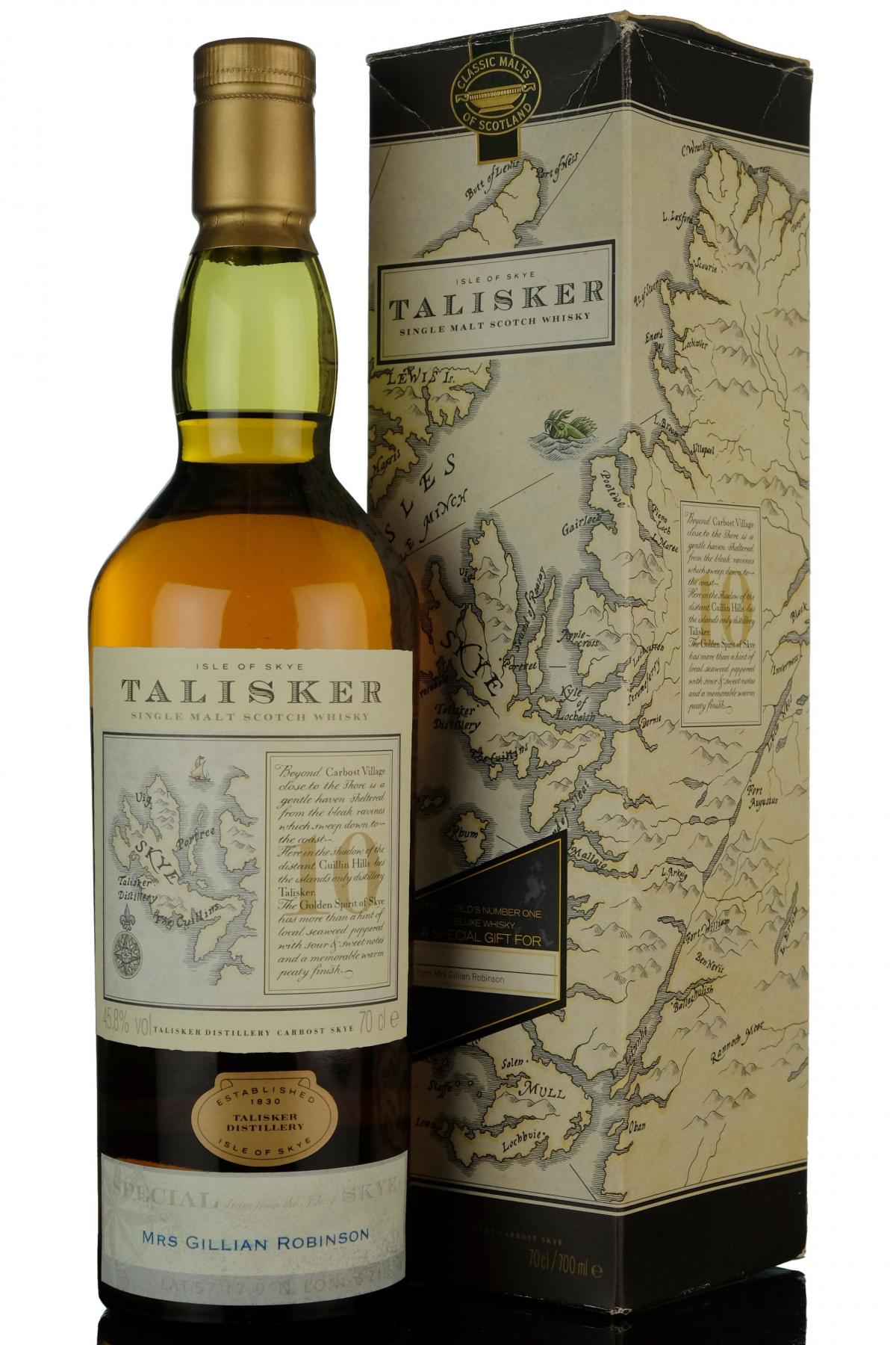 Talisker 10 Year Old - 1990s