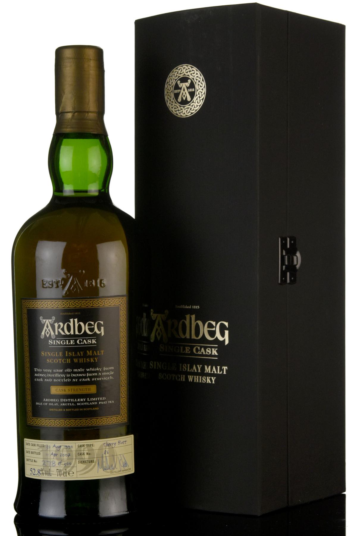 Ardbeg 1990-2007 - Single Cask 86