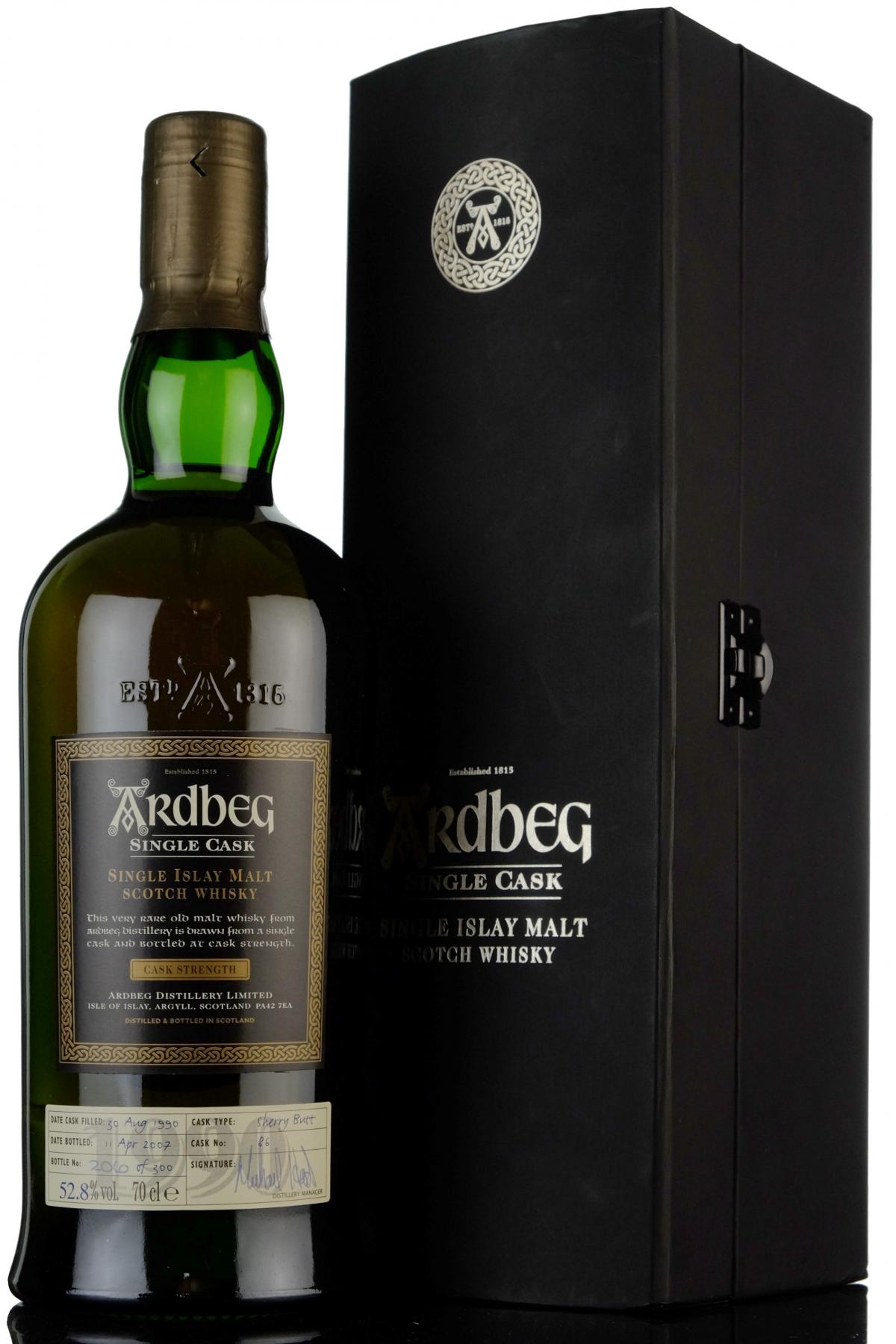 Ardbeg 1990-2007 - Single Cask 86