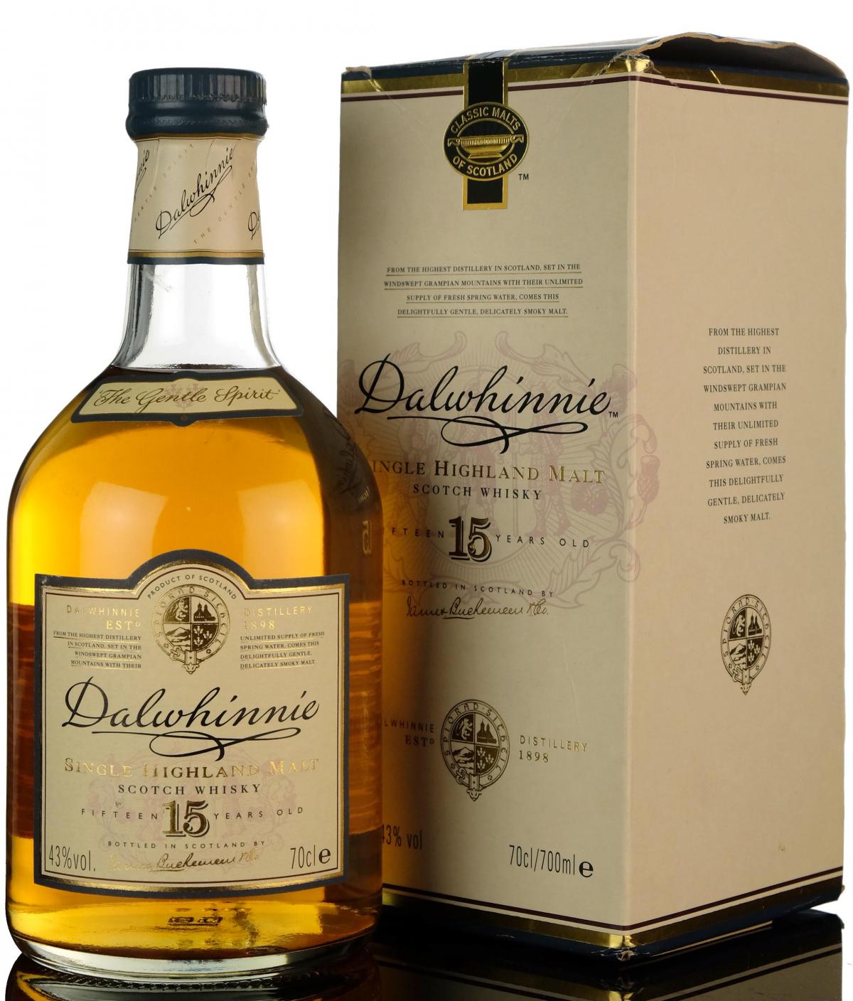 Dalwhinnie 15 Year Old - Early 2000s