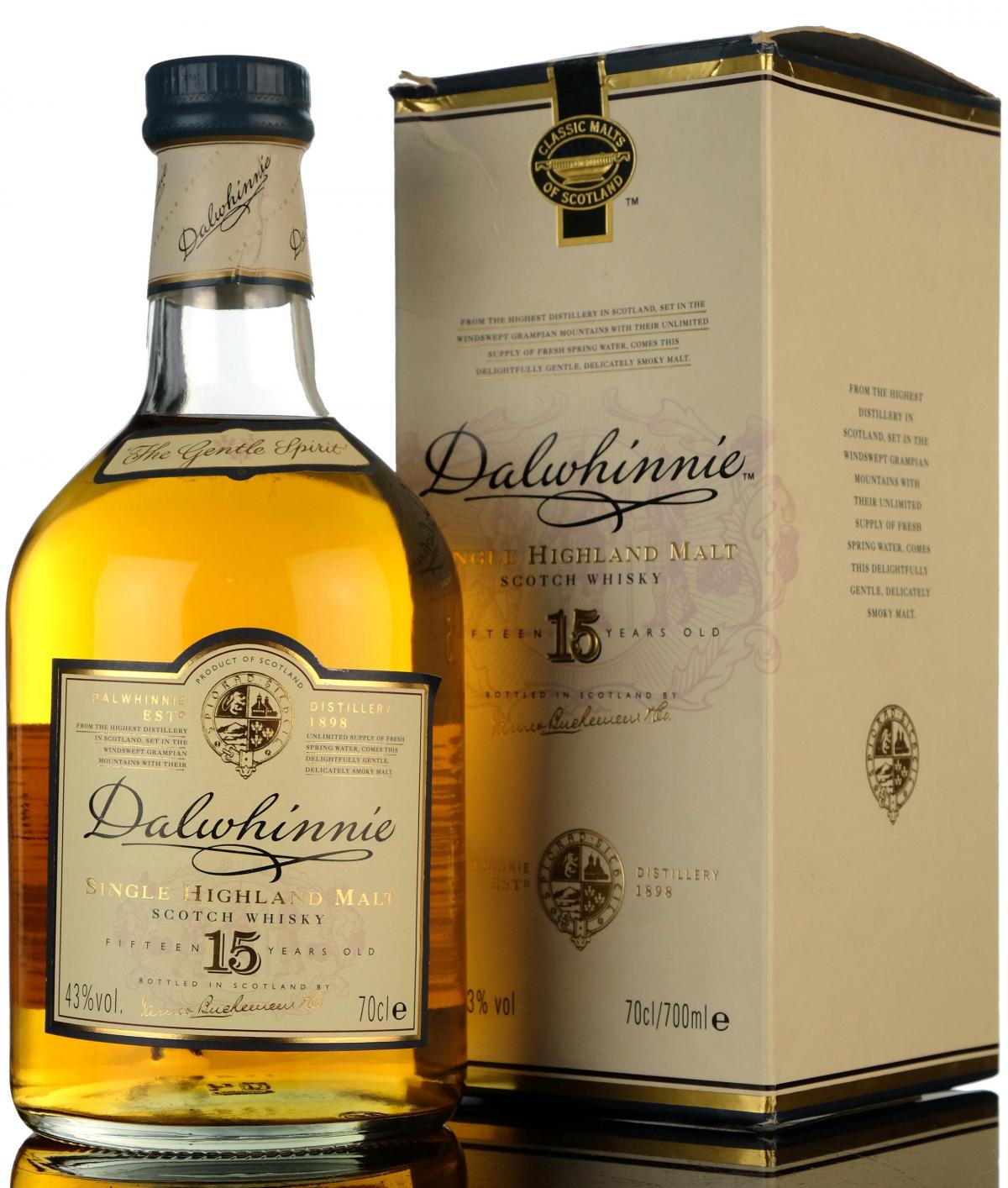 Dalwhinnie 15 Year Old - Early 2000s