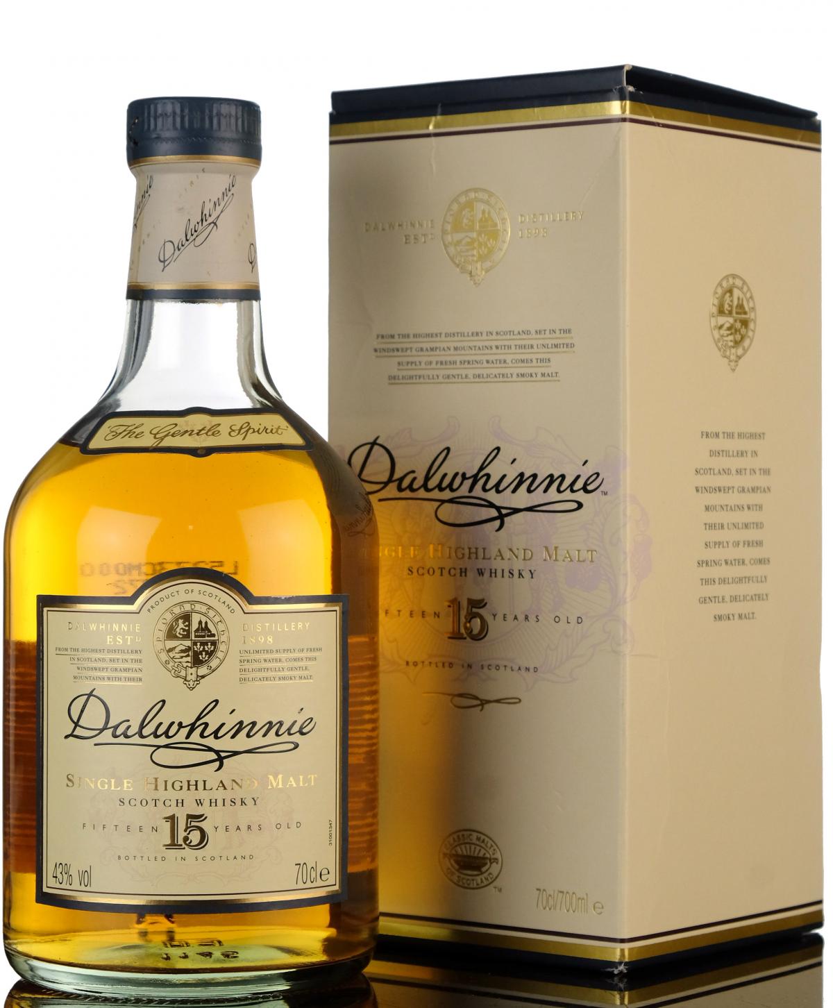 Dalwhinnie 15 Year Old - Early 2000s