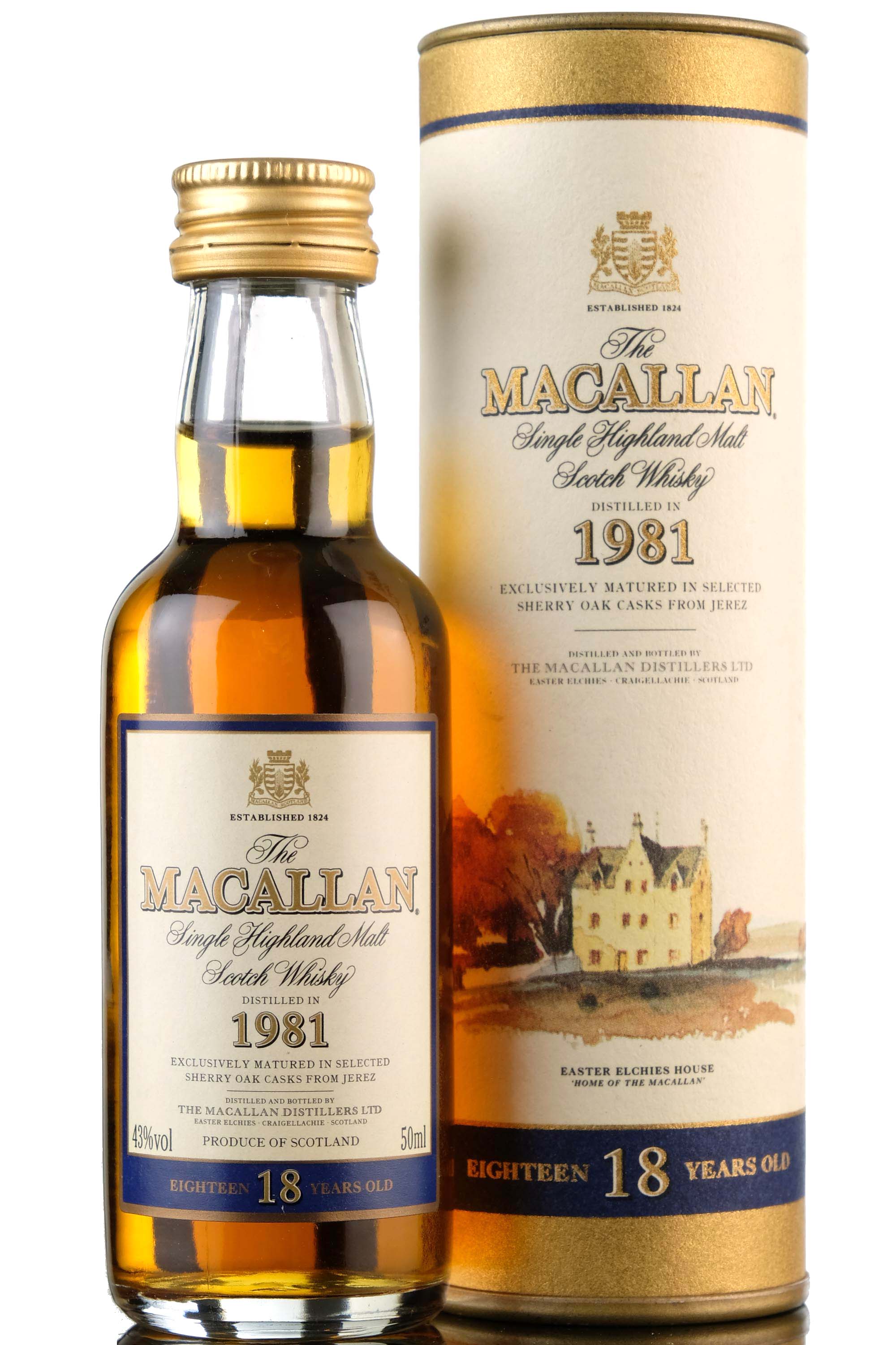 Macallan 1981 - 18 Year Old Miniature