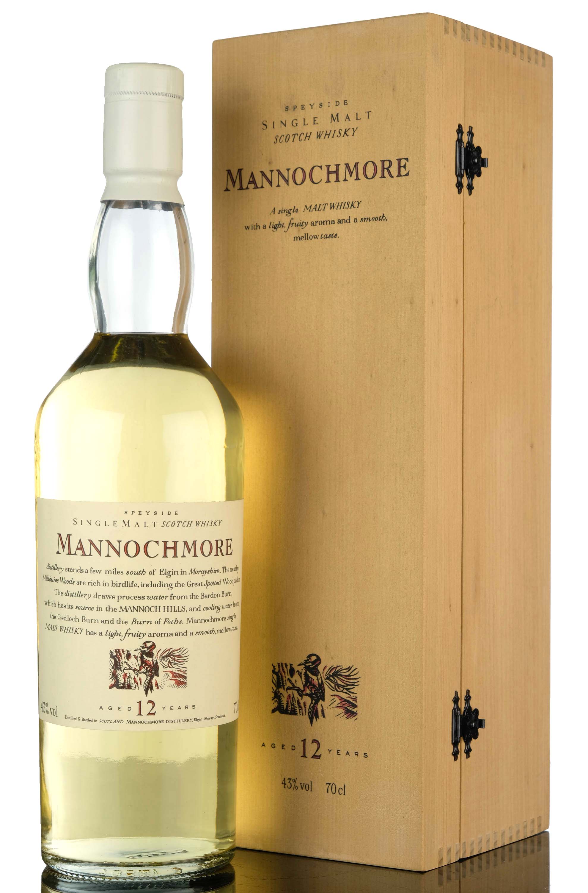 Mannochmore 12 Year Old - Flora & Fauna - White Capsule