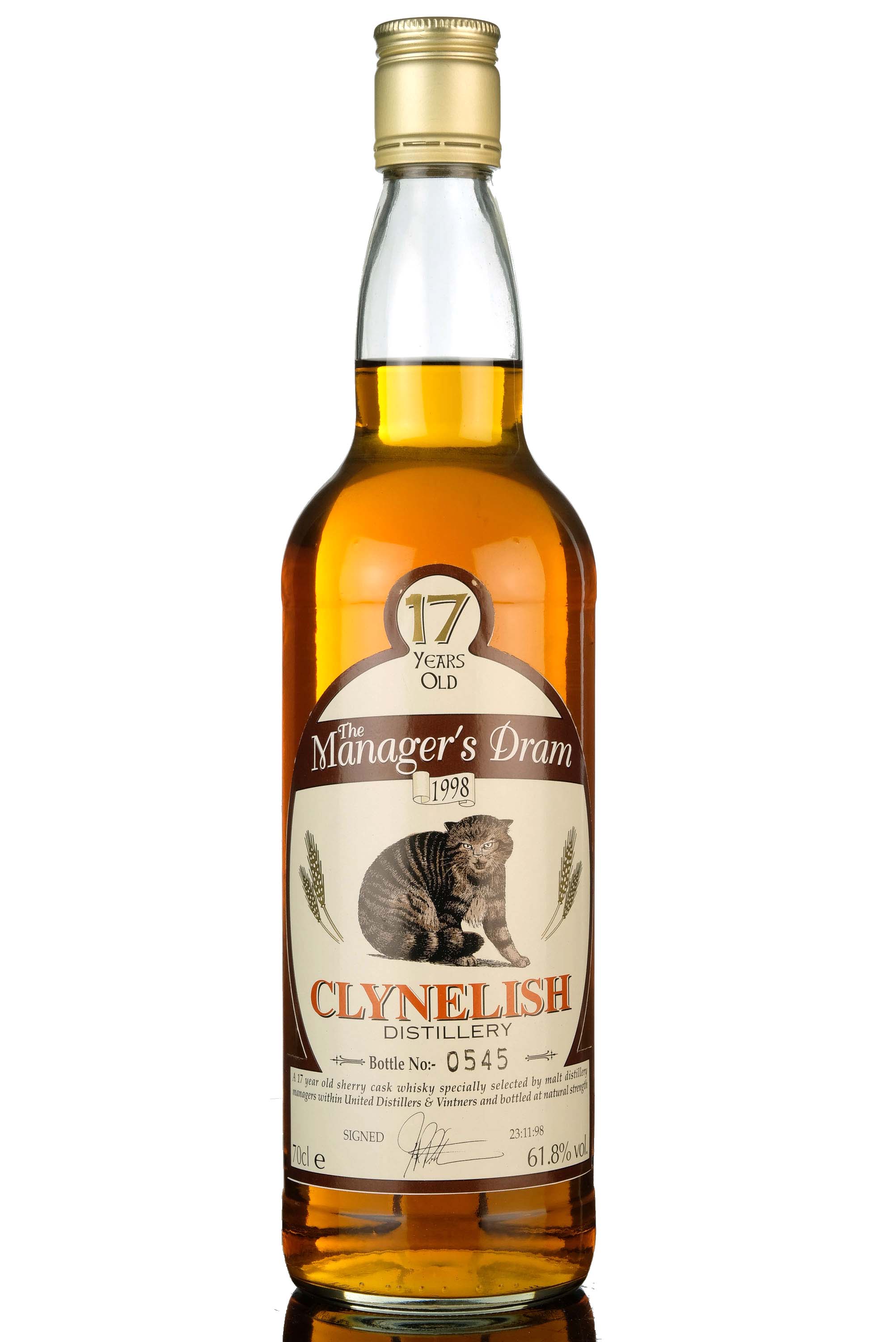 Clynelish 17 Year Old - Managers Dram 1998