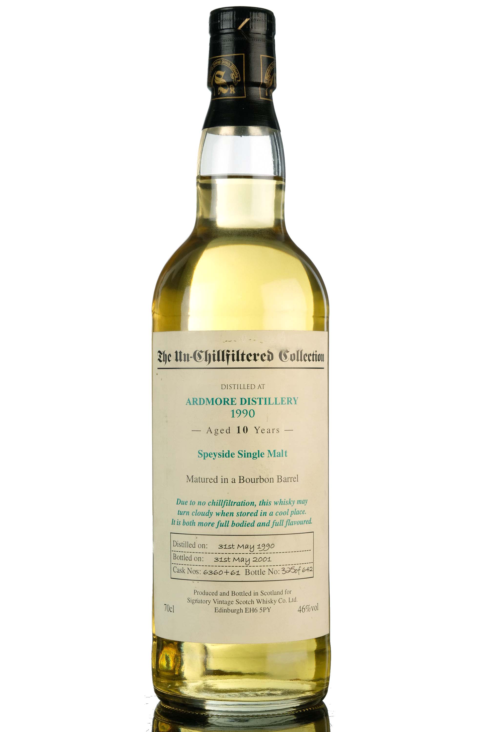 Ardmore 1990-2001 - 10 Year Old - Signatory Vintage - Casks 6360+61
