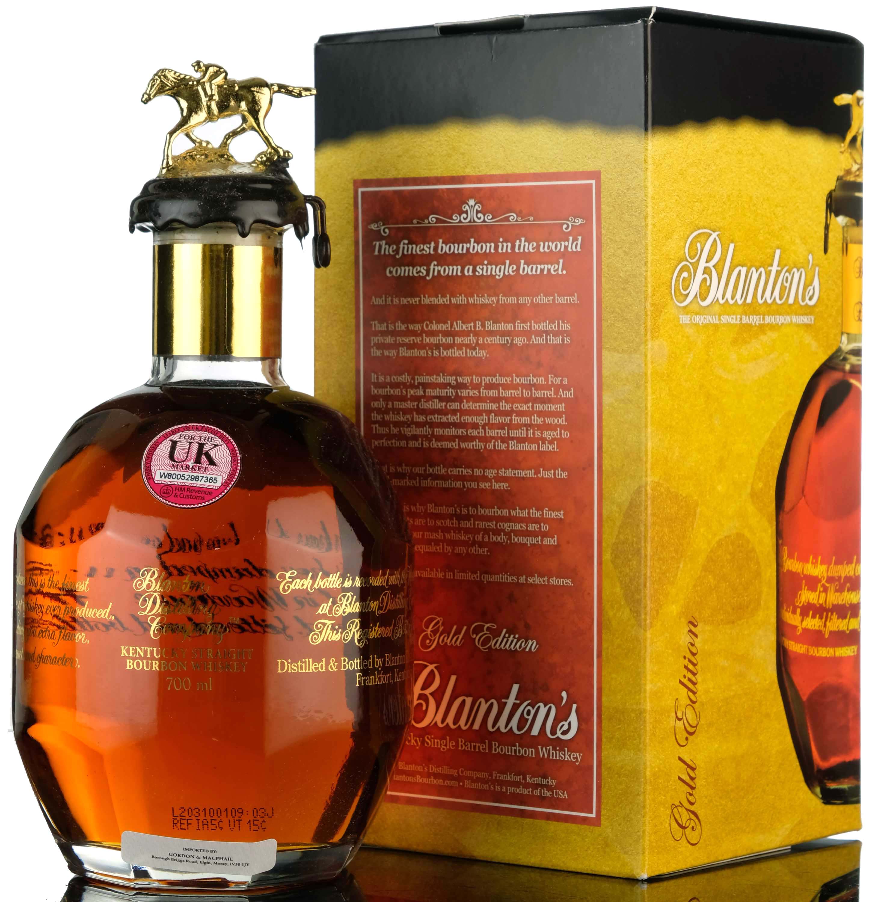 Blantons Gold Edition Barrel 158 Kentucky Straight Bourbon Whiskey