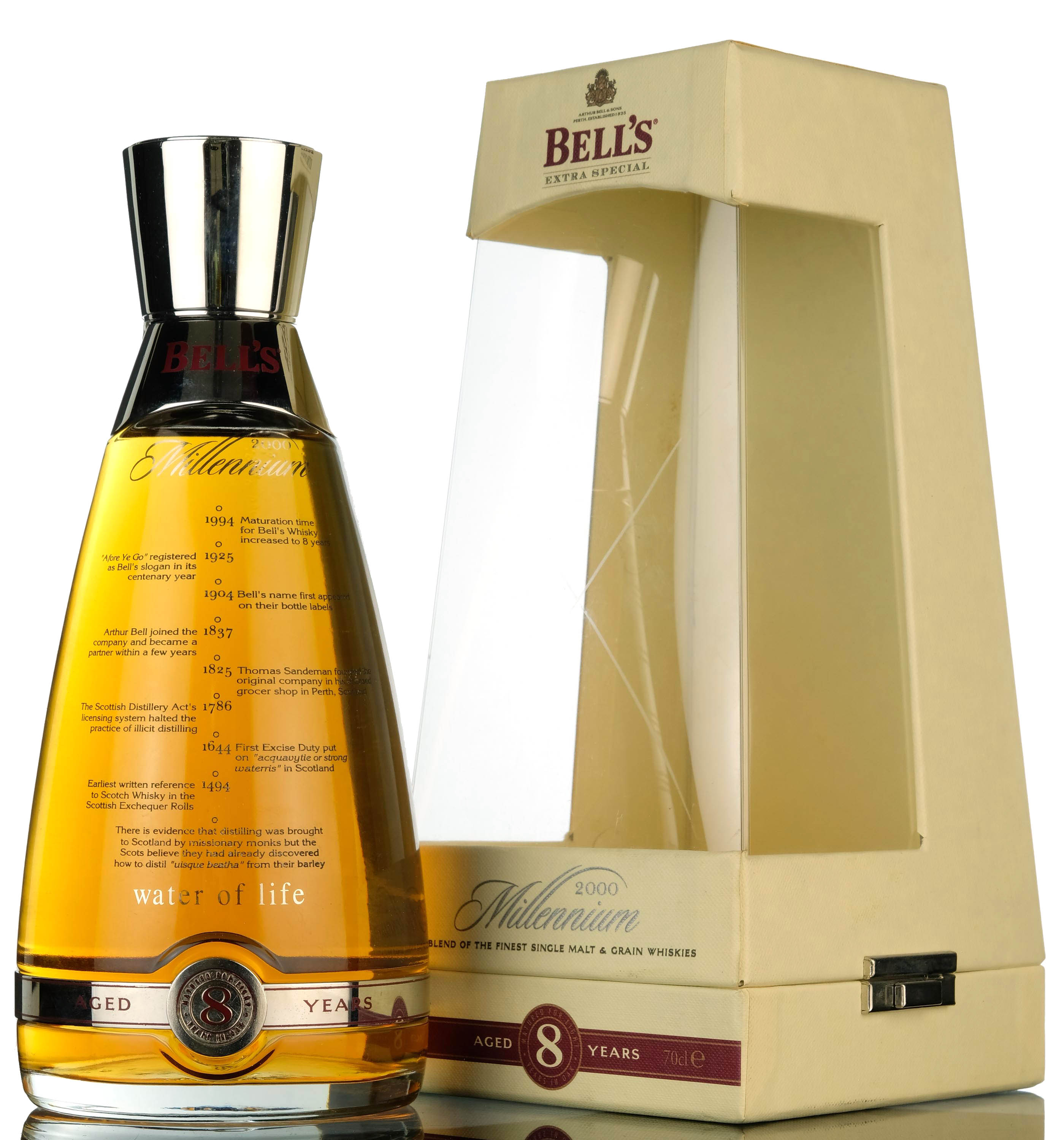 Bells 8 Year Old Extra Special - Millennium 2000 Decanter