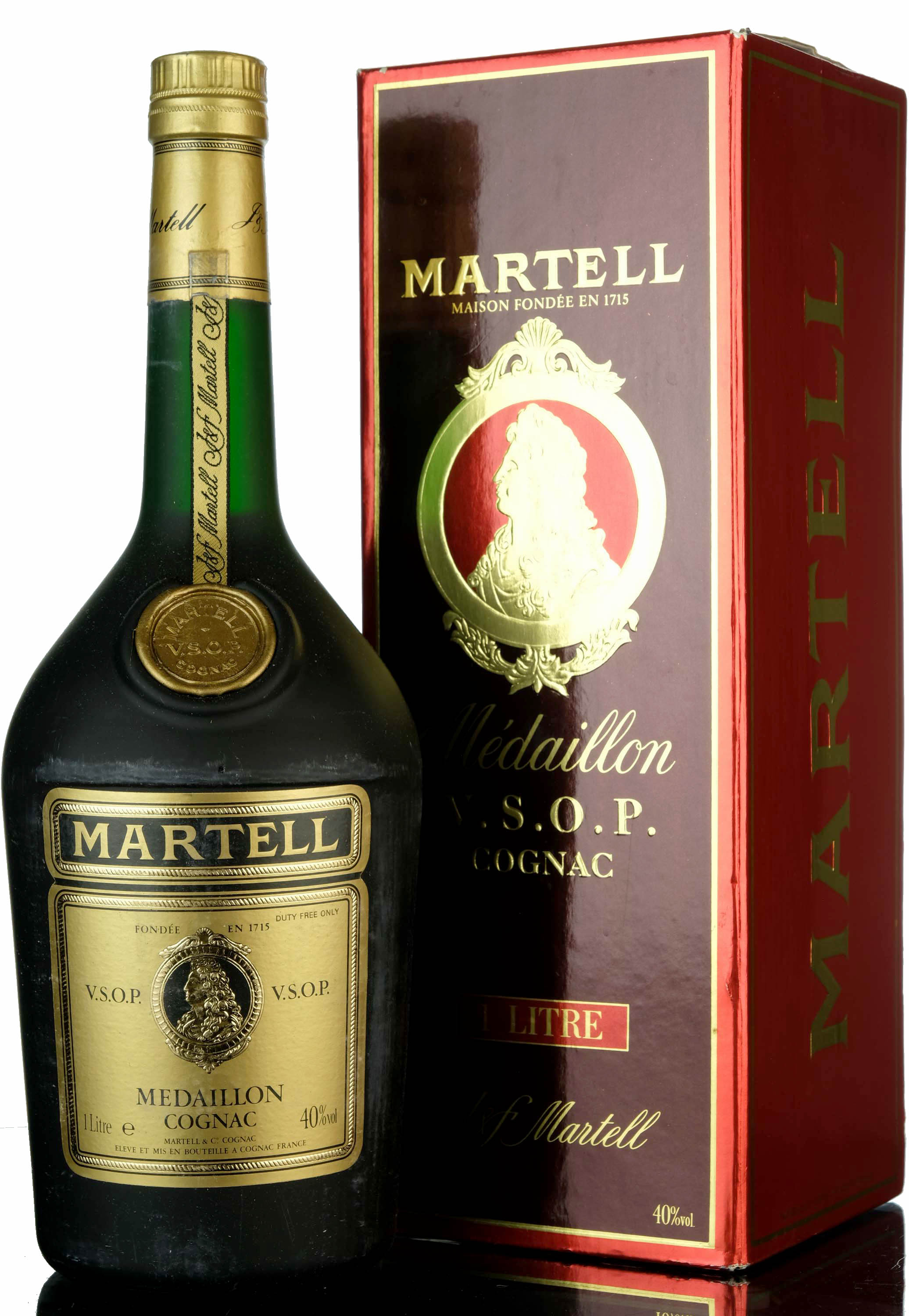 Martell VSOP Medaillon Cognac - 1980s - 1 Litre