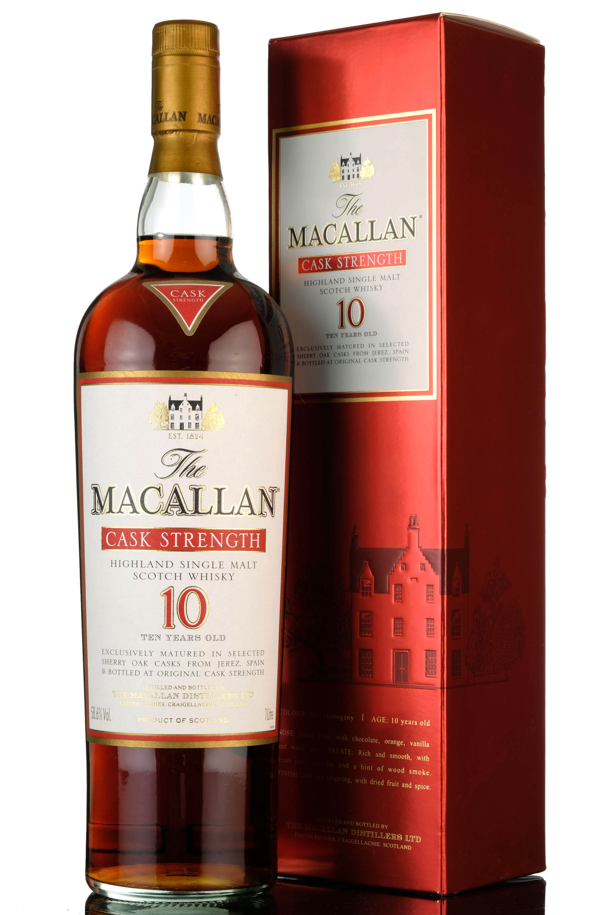 Macallan 10 Year Old - Cask Strength - 1 Litre