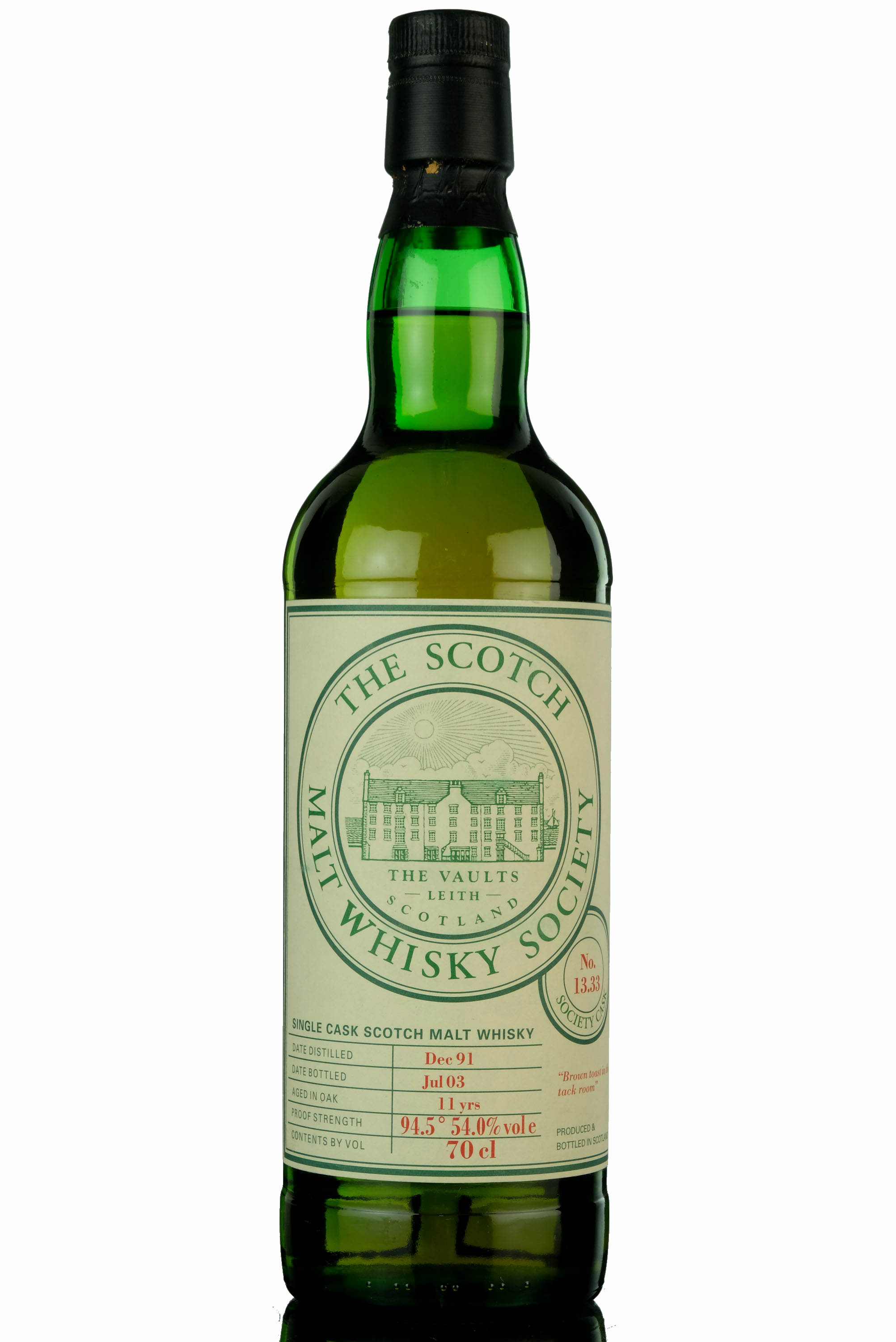 Dalmore 19912003  11 Year Old  SMWS 1333	 Brown Toast In The Tack Room