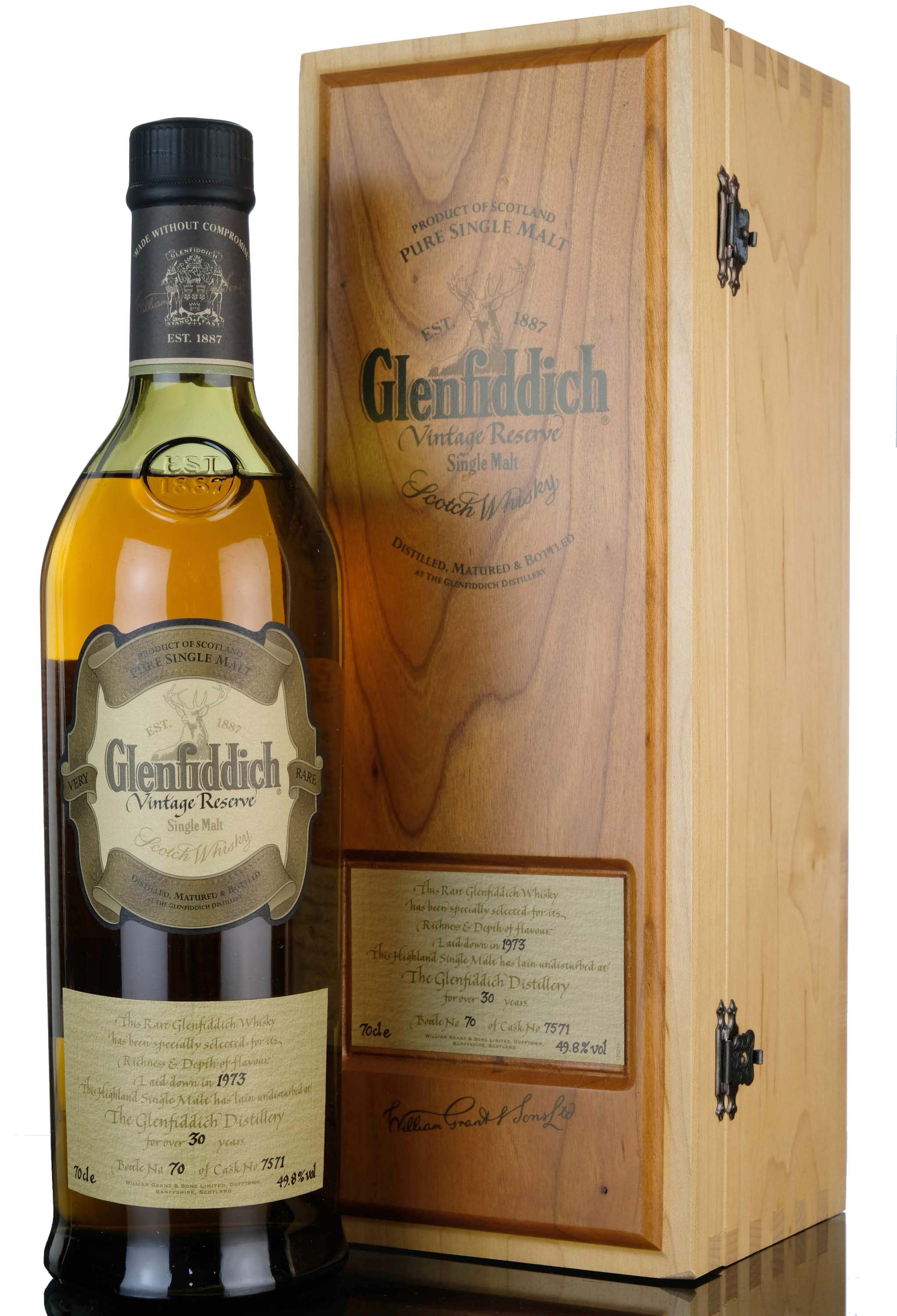 Glenfiddich 1973 - 30 Year Old - Vintage Reserve - Single Cask 7571