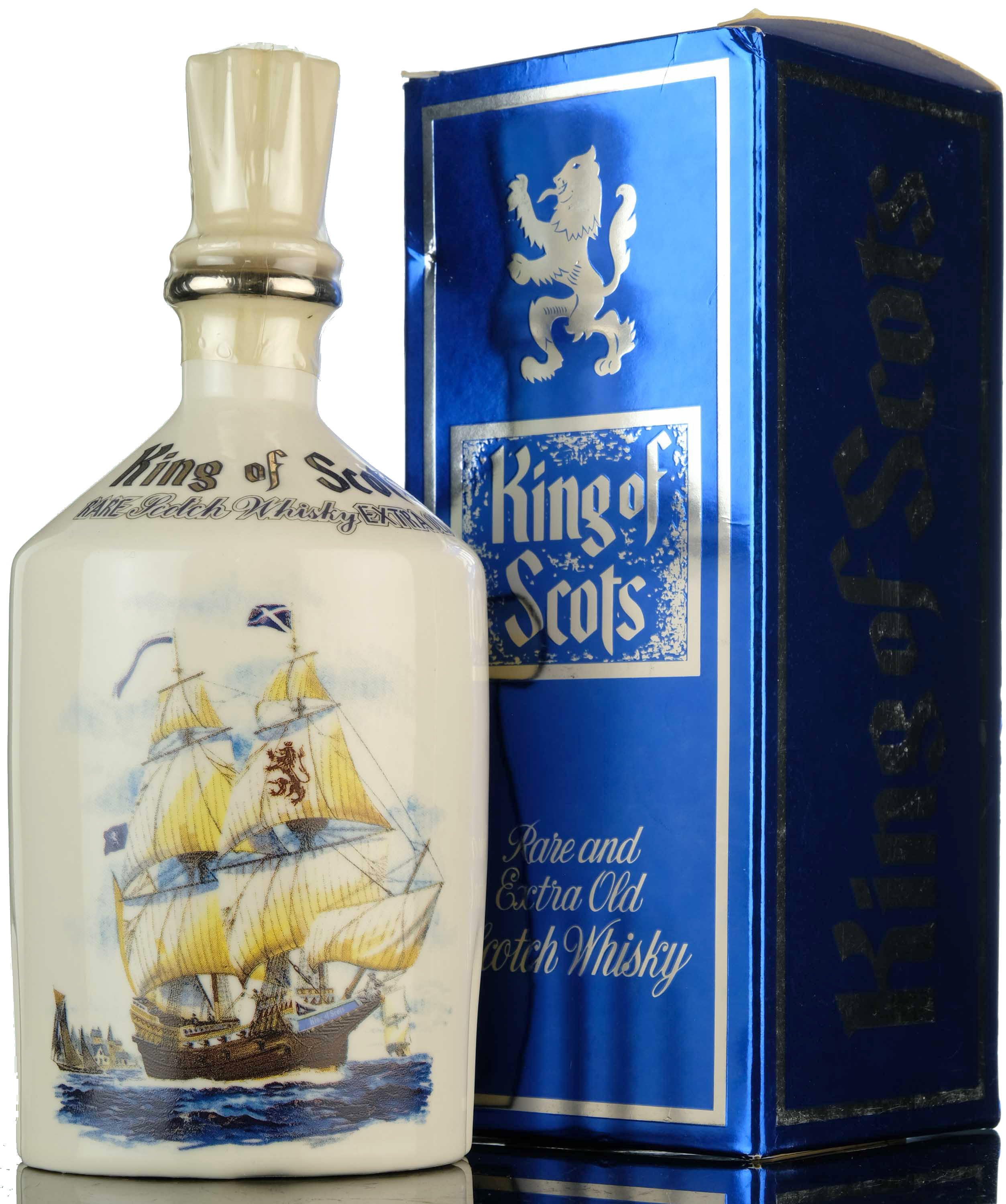 King Of Scots Caramic Decanter