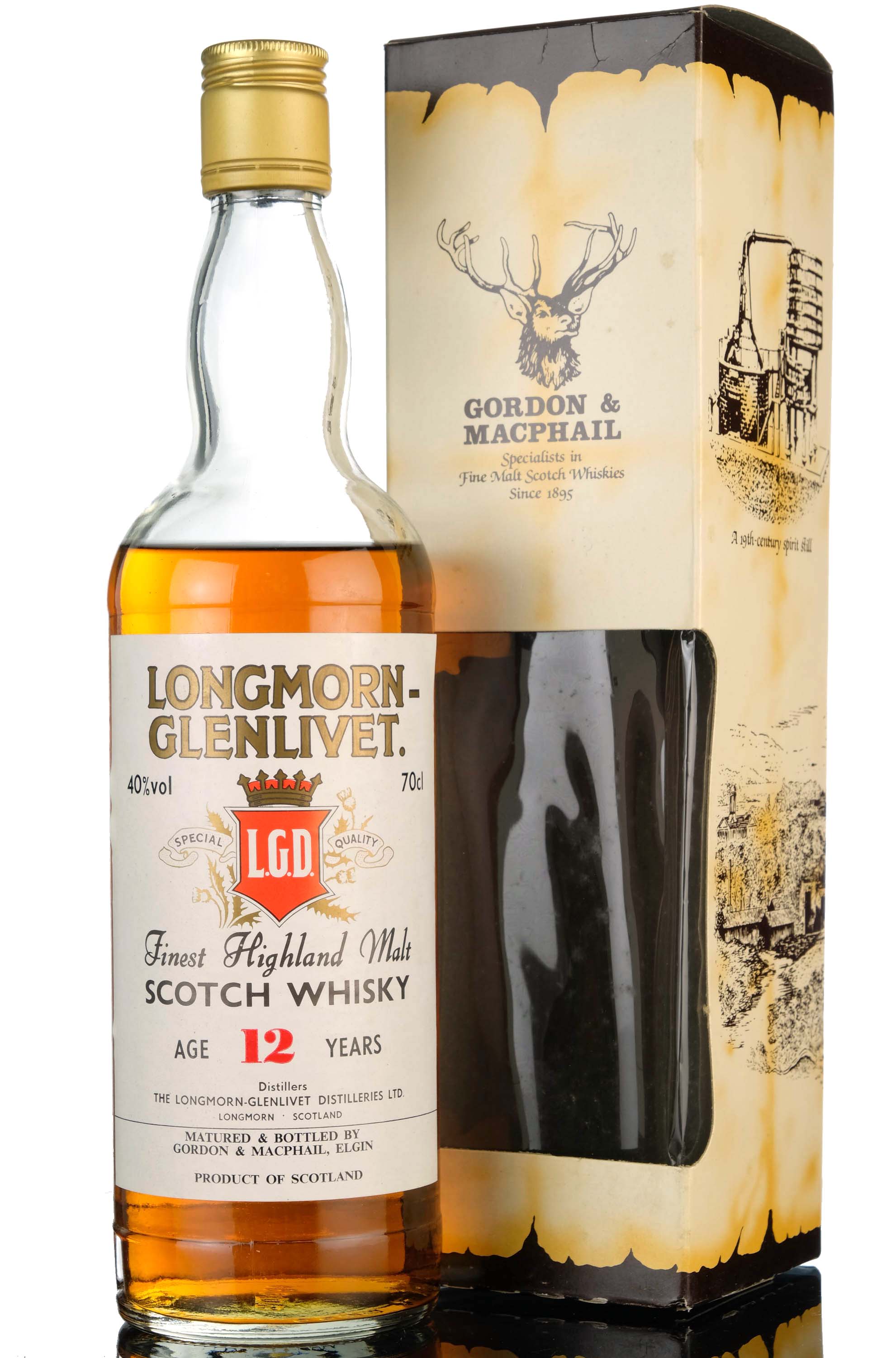 Longmorn-Glenlivet 12 Year Old - Gordon & Macphail