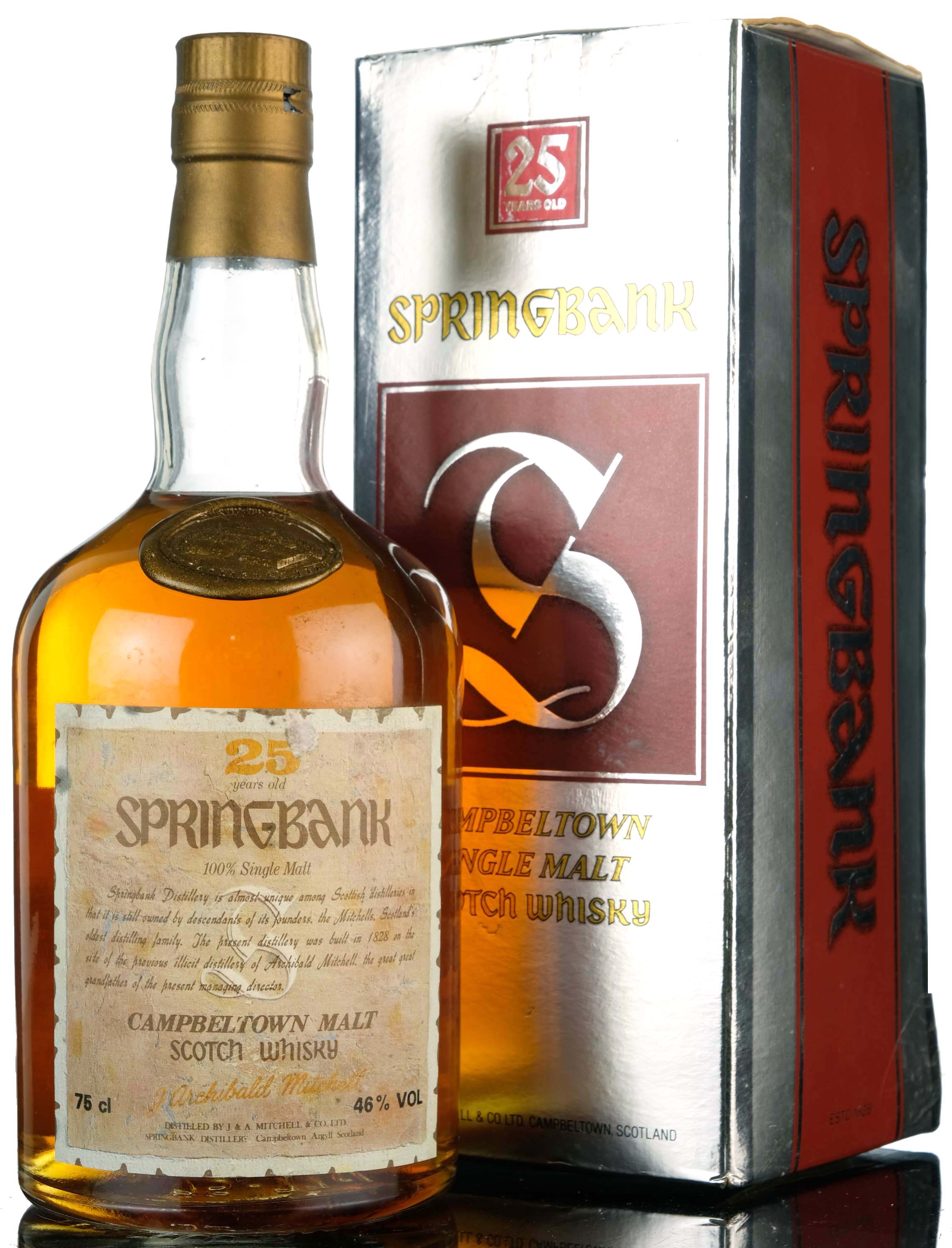 Springbank 25 Year Old - Circa 1990