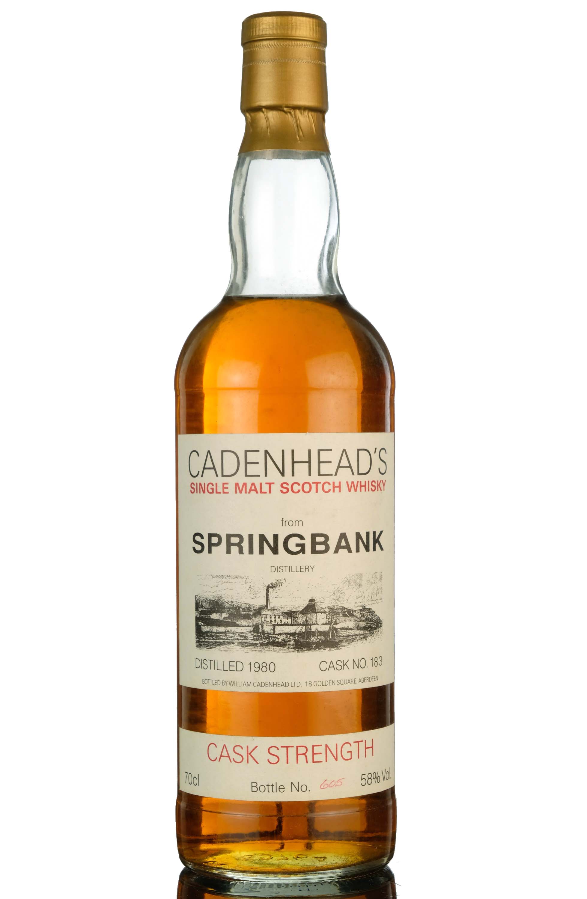 Springbank 1980 - Cadenheads Cask Strength - Single Cask 183