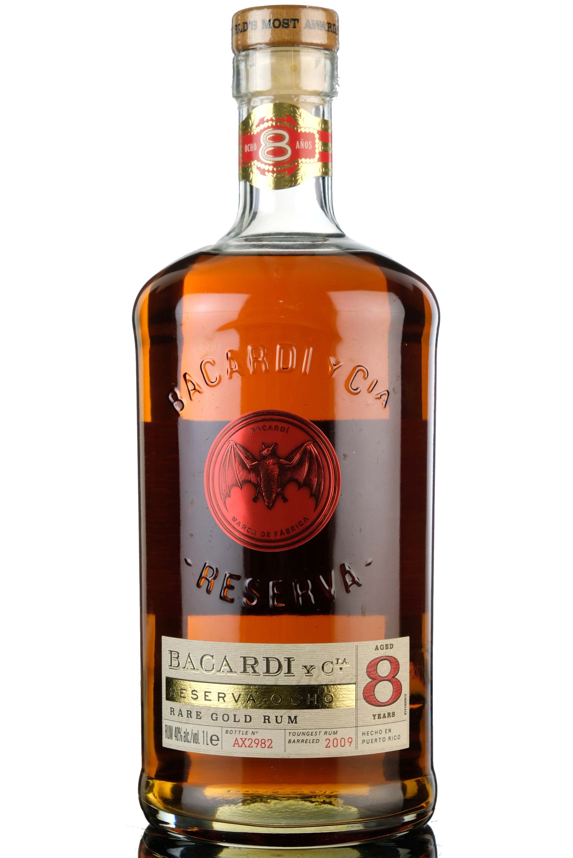 Bacardi 8 Rare Gold Rum