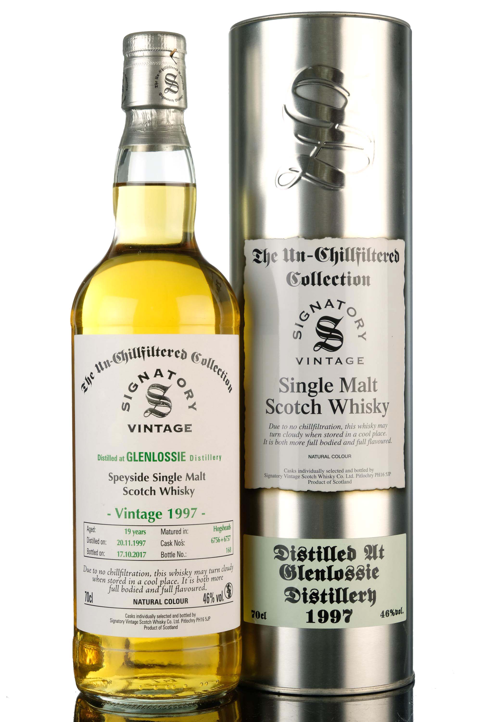 Glenlossie 1997-2017 - 19 Year Old - Signatory Vintage - Casks 6756-6757