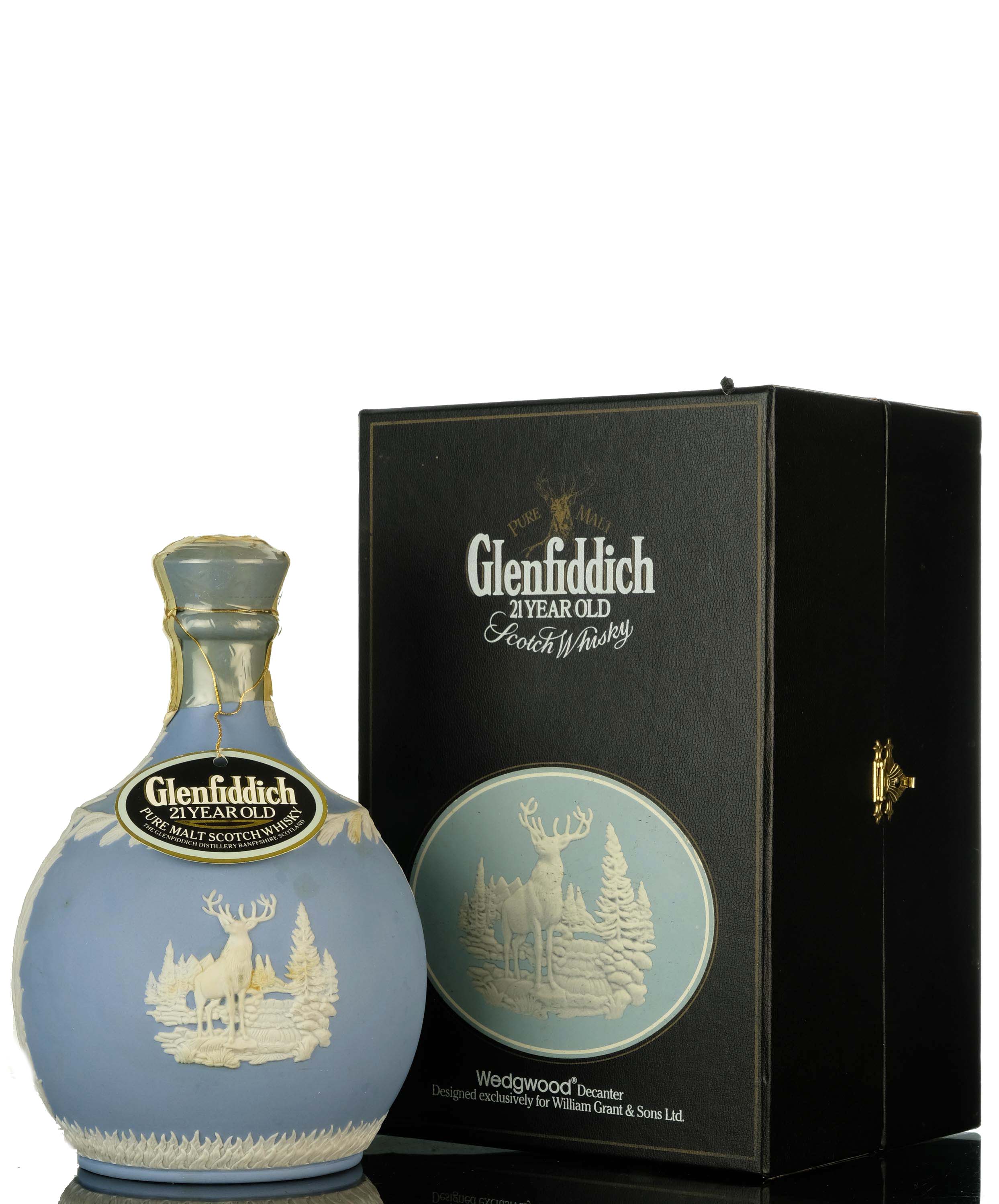 Glenfiddich 21 Year Old - Centenary Wedgwood Decanter 1987