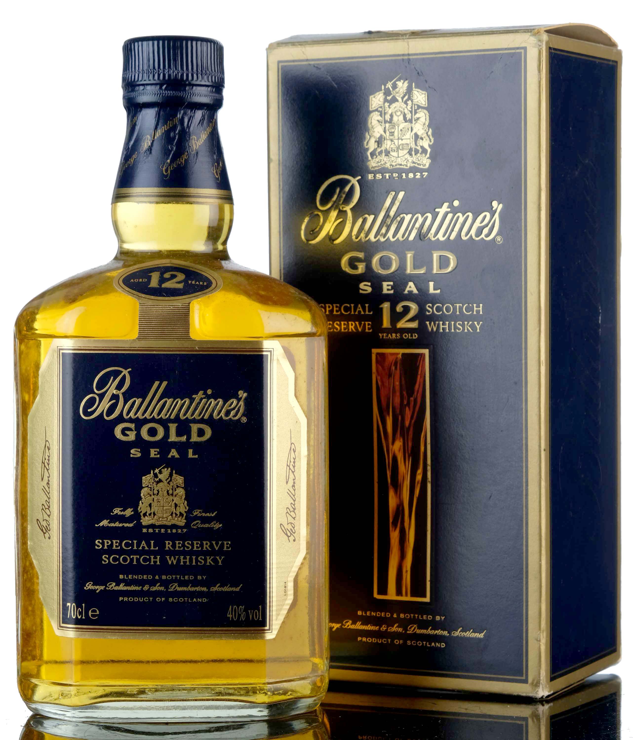 Ballantines 12 Year Old - Gold Seal