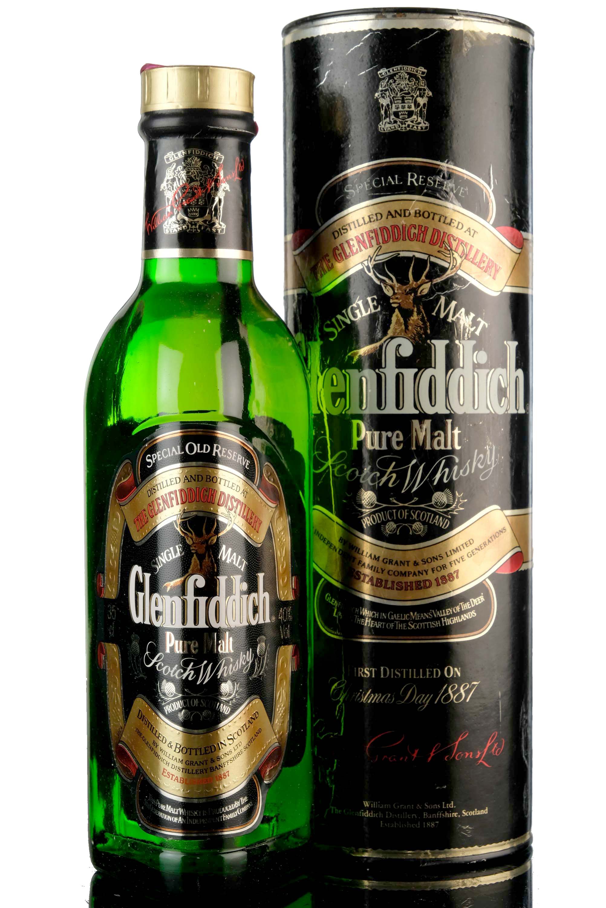 Glenfiddich Pure Malt - Half Bottle