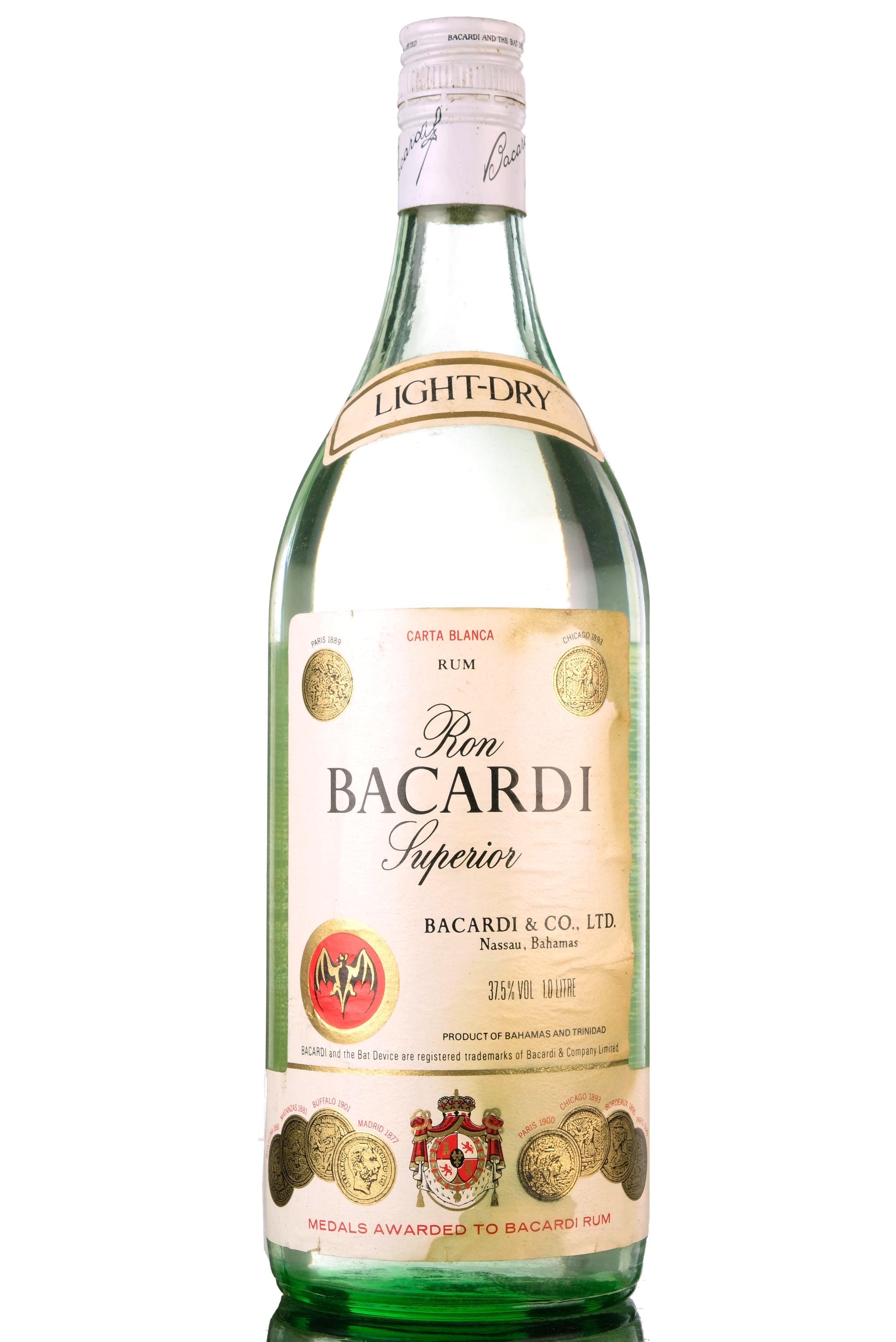 Bacardi - 1980s - 1 Litre
