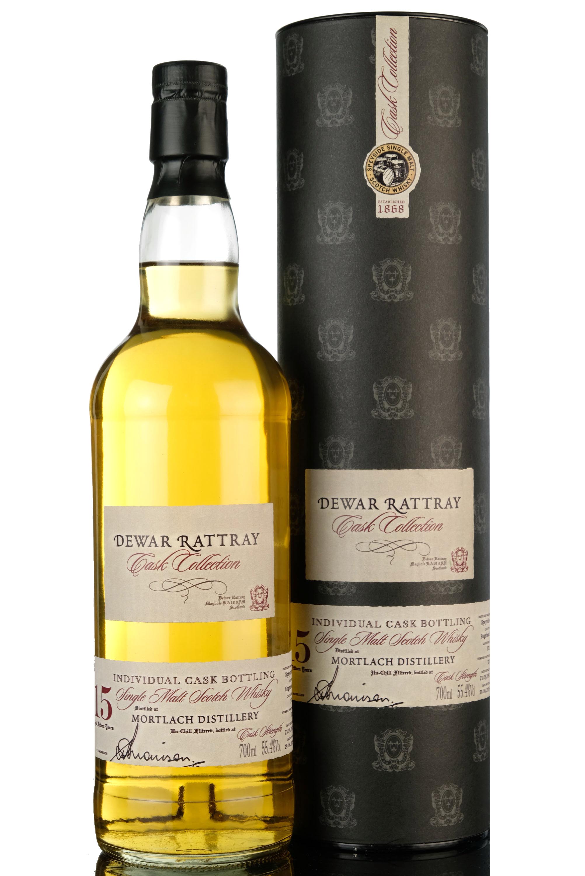 Mortlach 1990-2005 - 15 Year Old - Dewar Rattray - Cask Collection - Single Cask 3701