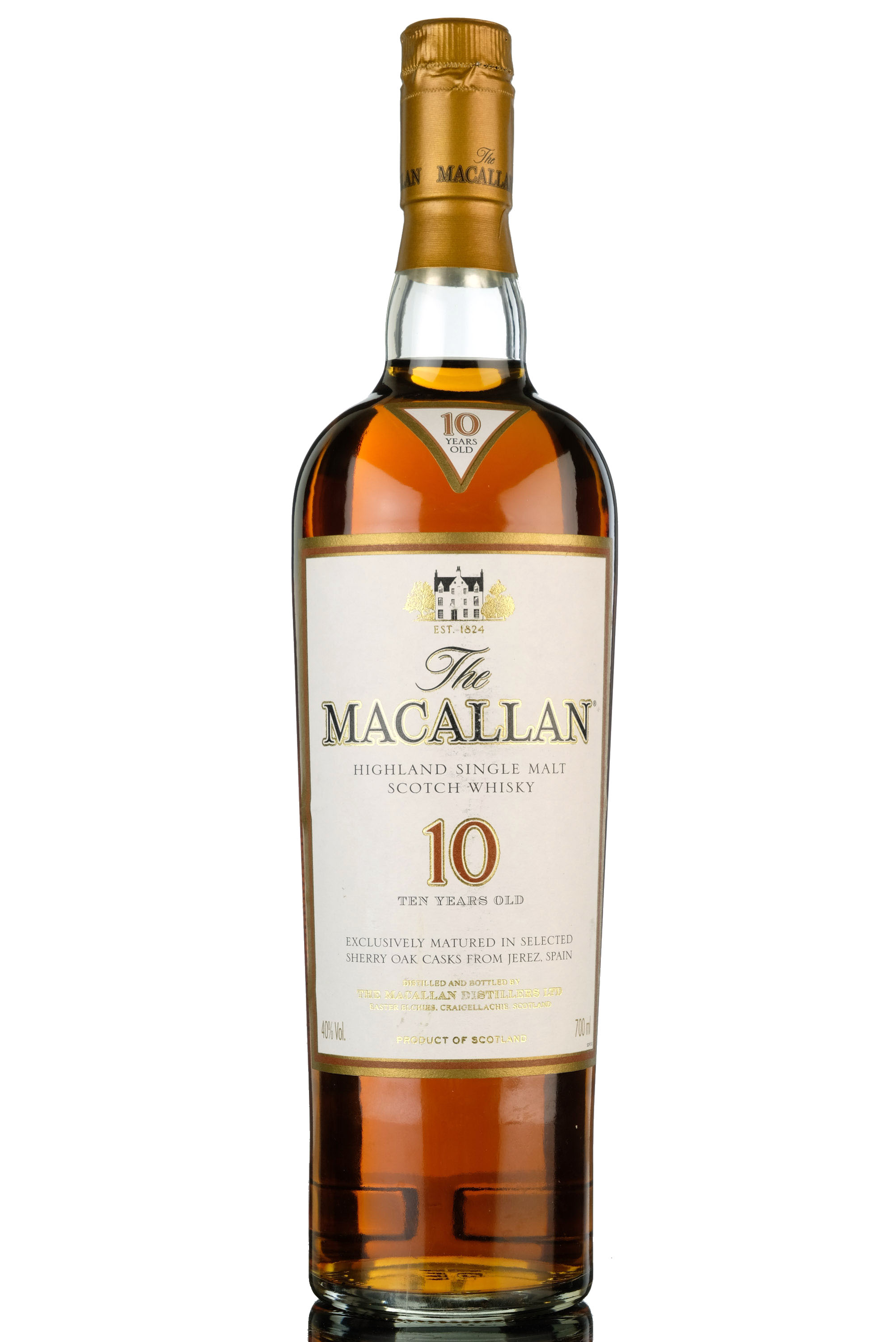 Macallan 10 Year Old - Sherry Casks - Mid 2000s