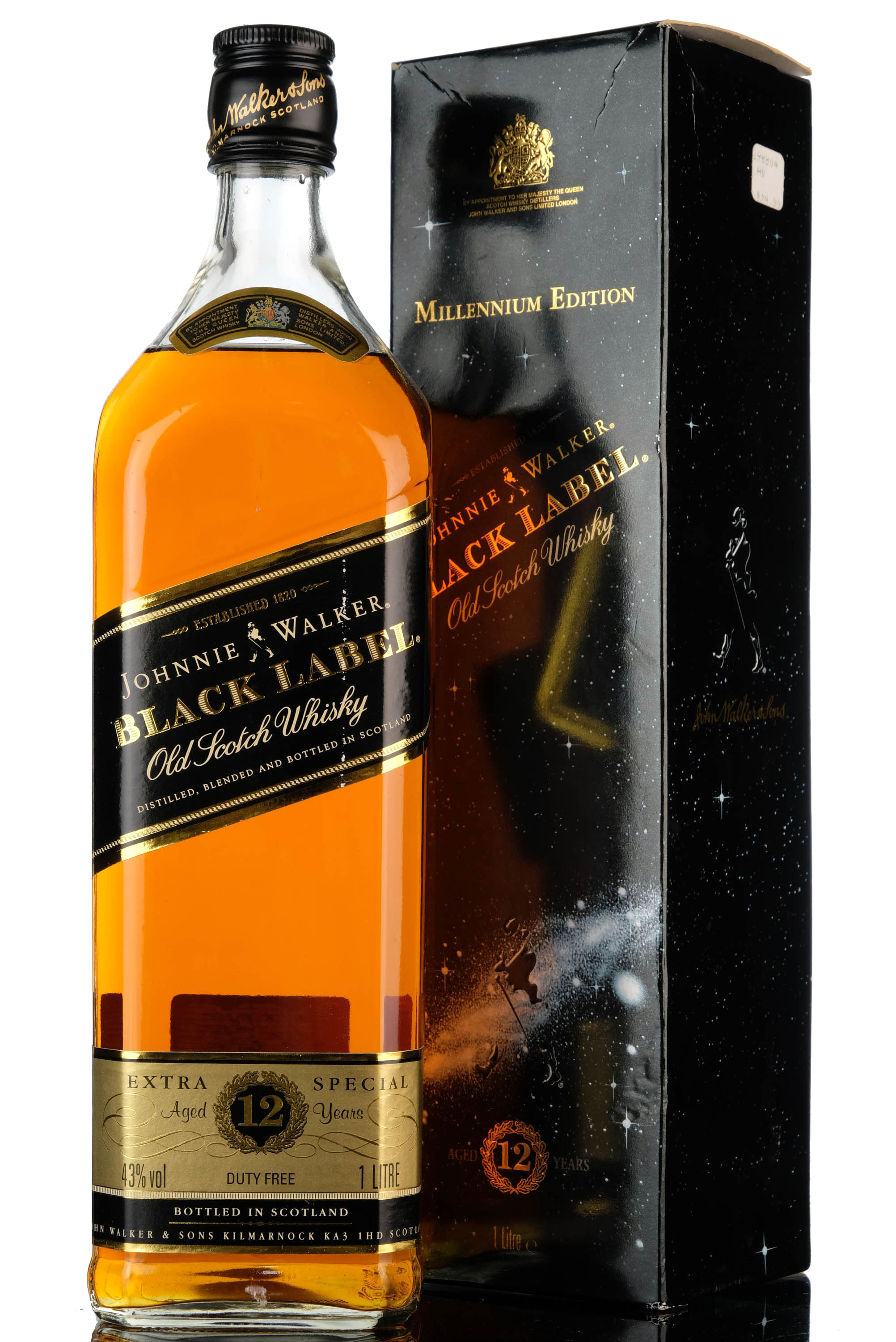 Johnnie Walker Black Label - Millennium Edition - 1 Litre