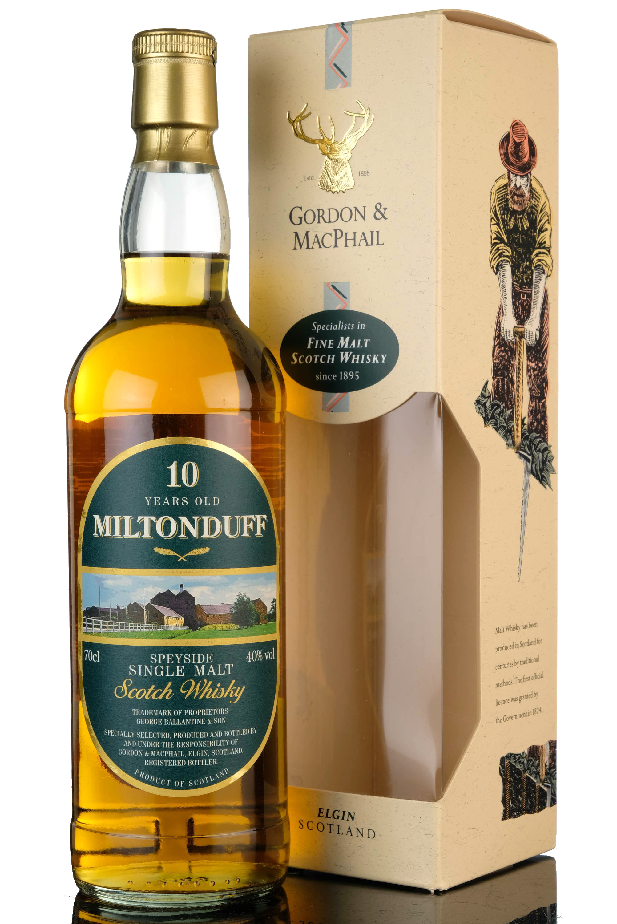 Miltonduff 10 Year Old - Gordon & MacPhail