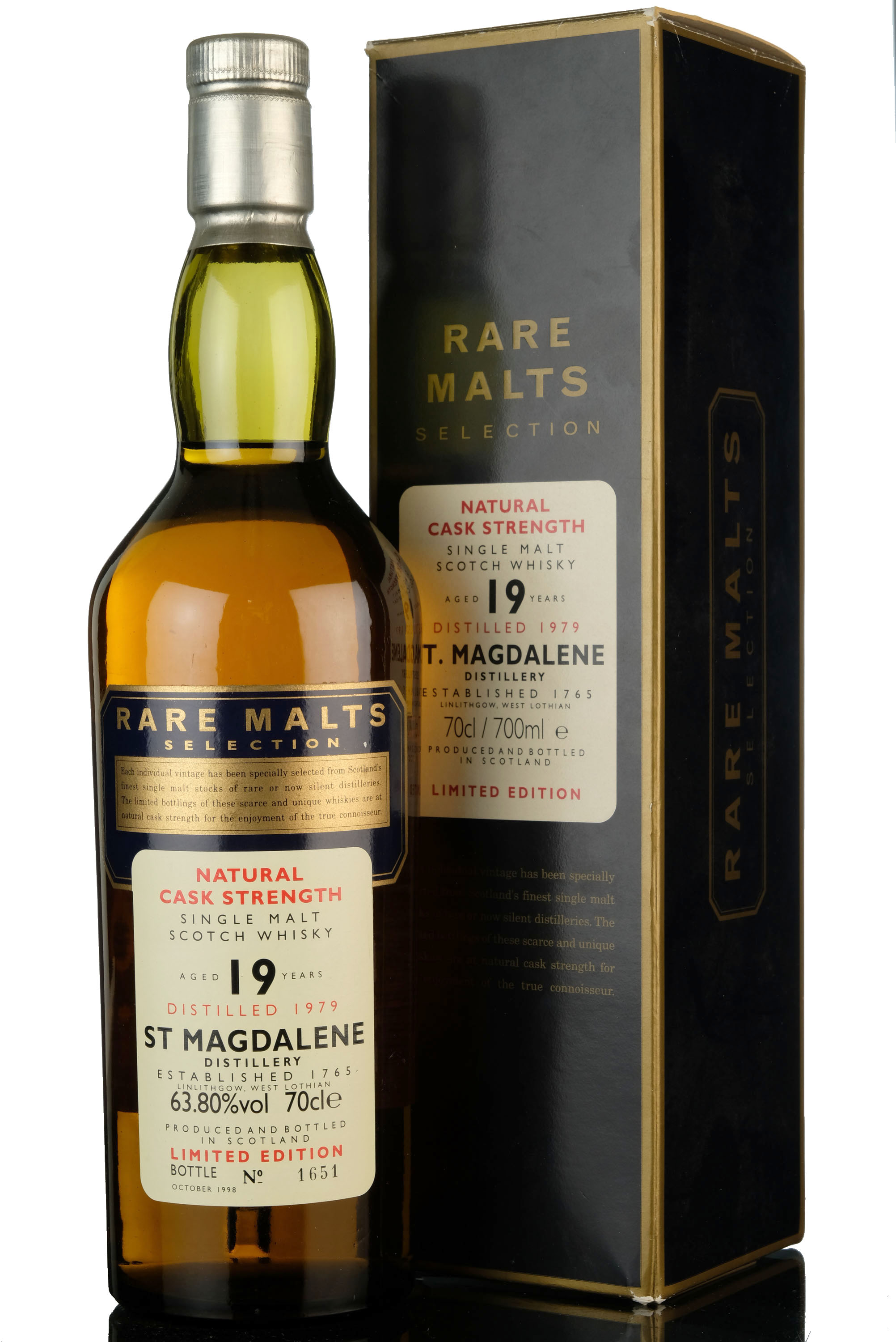St Magdalene 1979-1998 - 19 Year Old - Rare Malts 63.80%