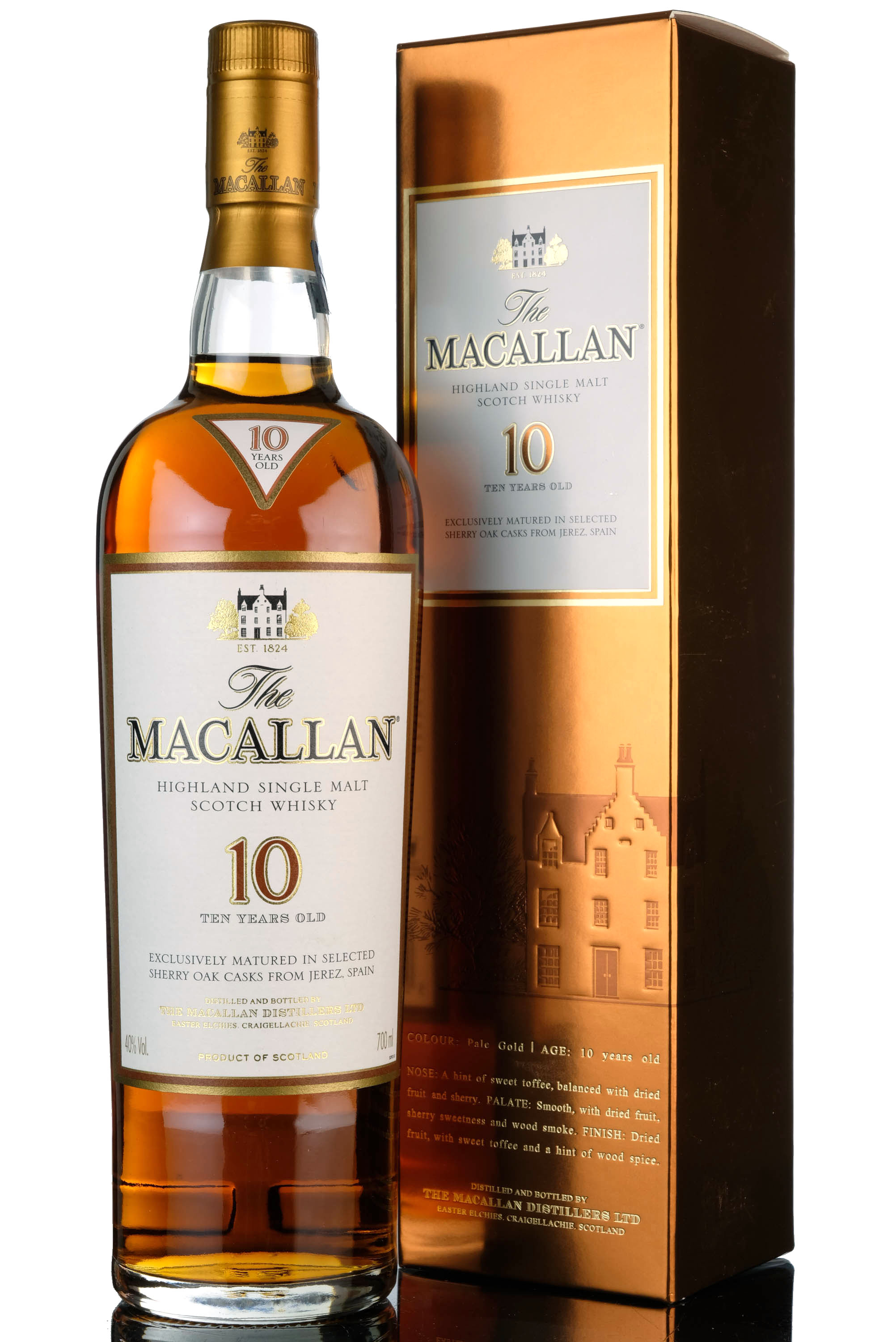 Macallan 10 Year Old - Sherry Casks - Mid 2000s