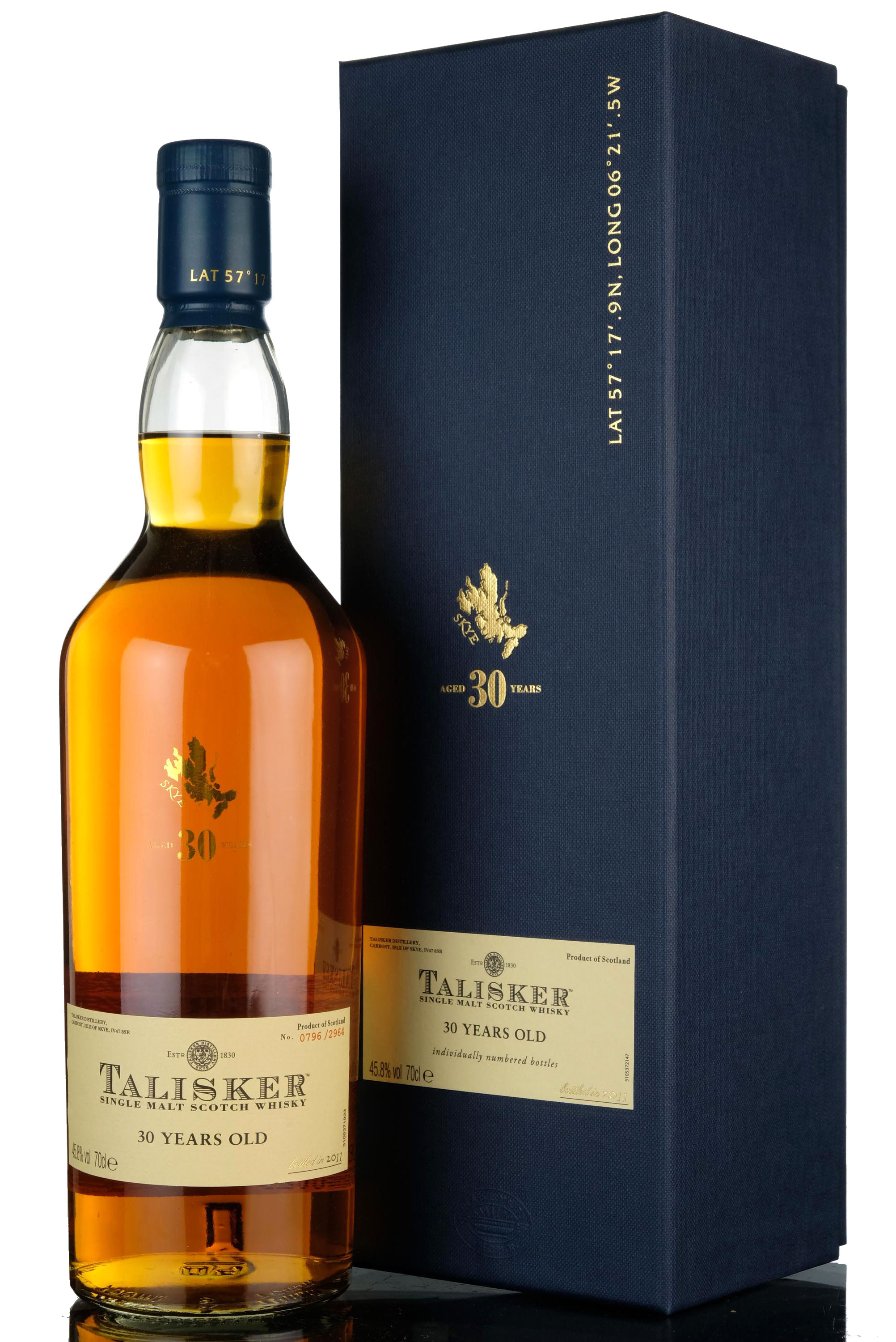 Talisker 30 Bottled 2011
