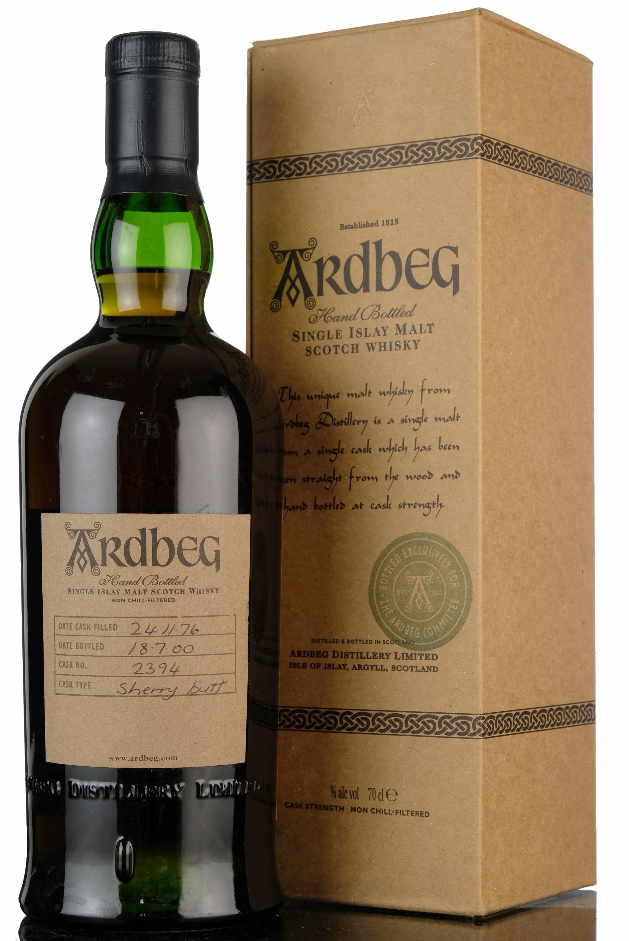 Ardbeg 1976-2000 - Committee Release - Single Cask 2394