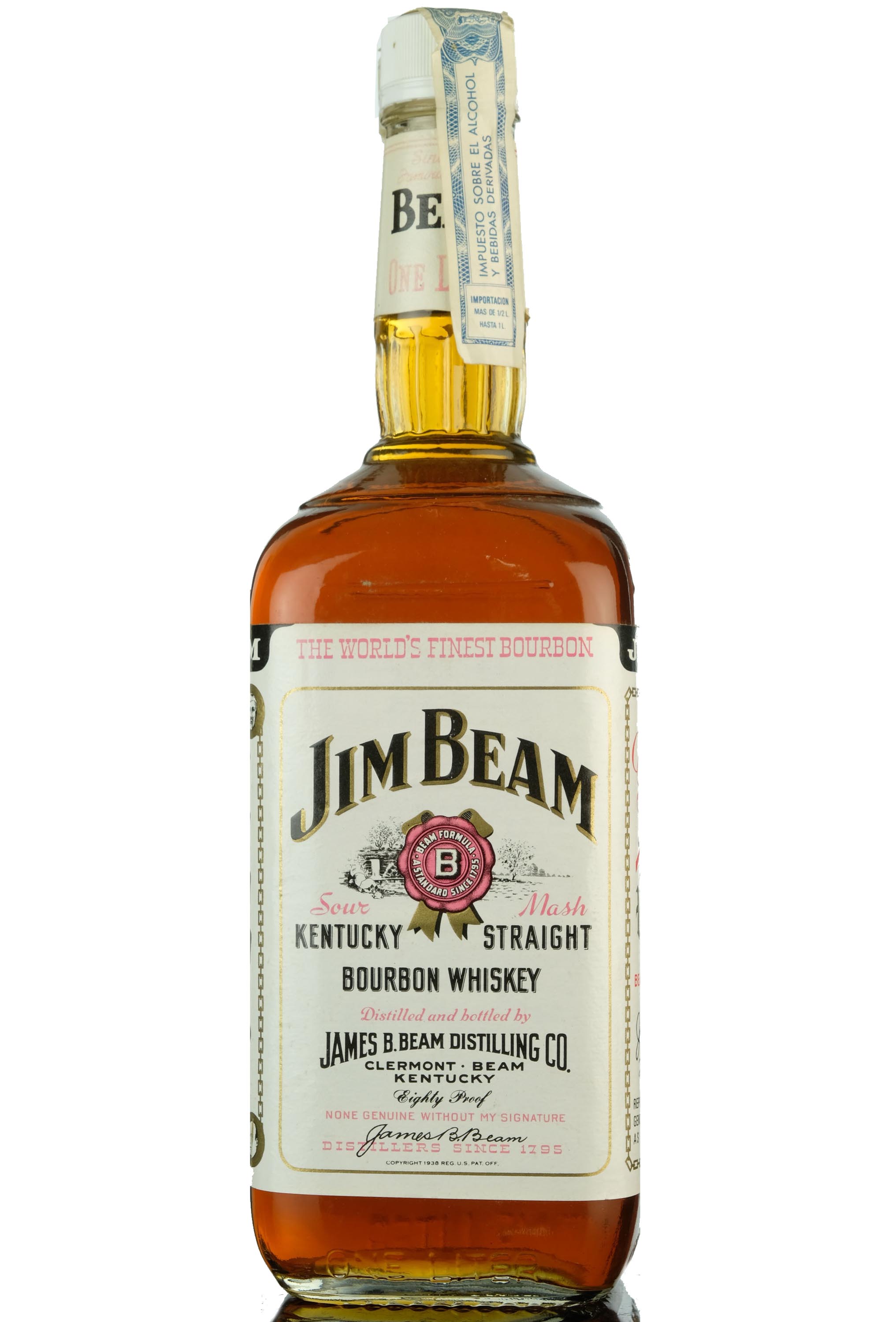 Jim Beam Kentucky Straight Bourbon Whiskey - 1 Litre