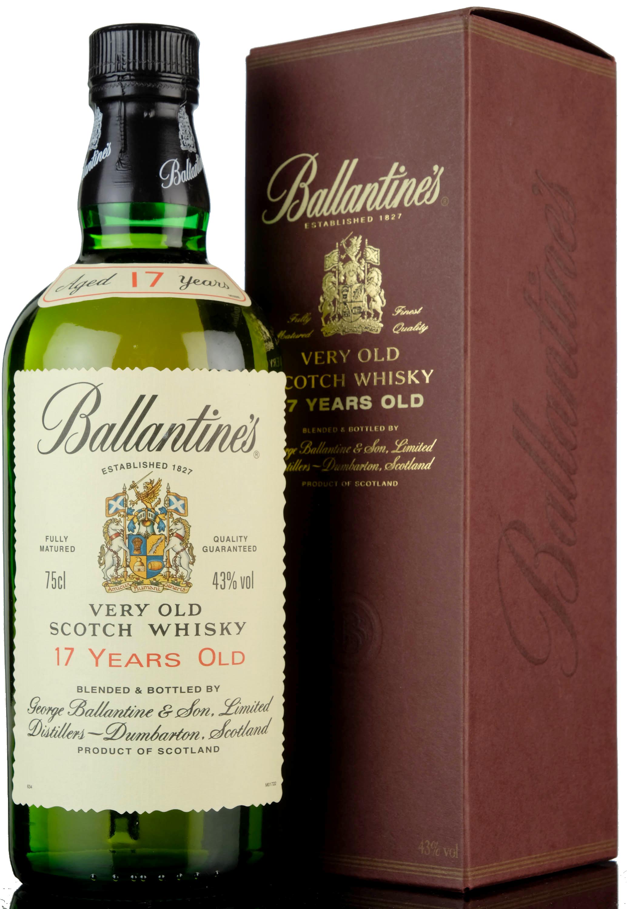 Ballantines 17 Year Old - 1980s