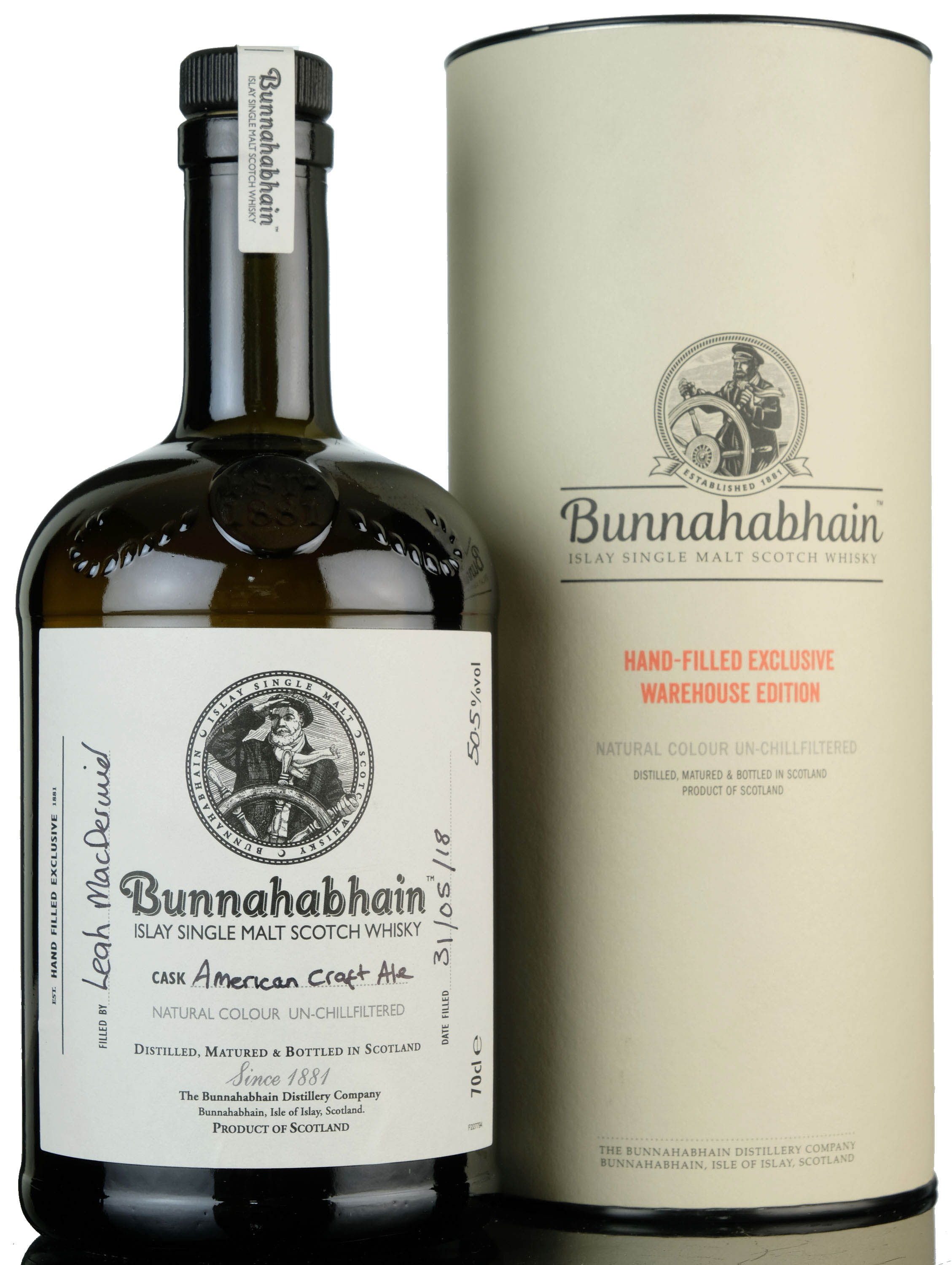 Bunnahabhain Hand Filled 2018