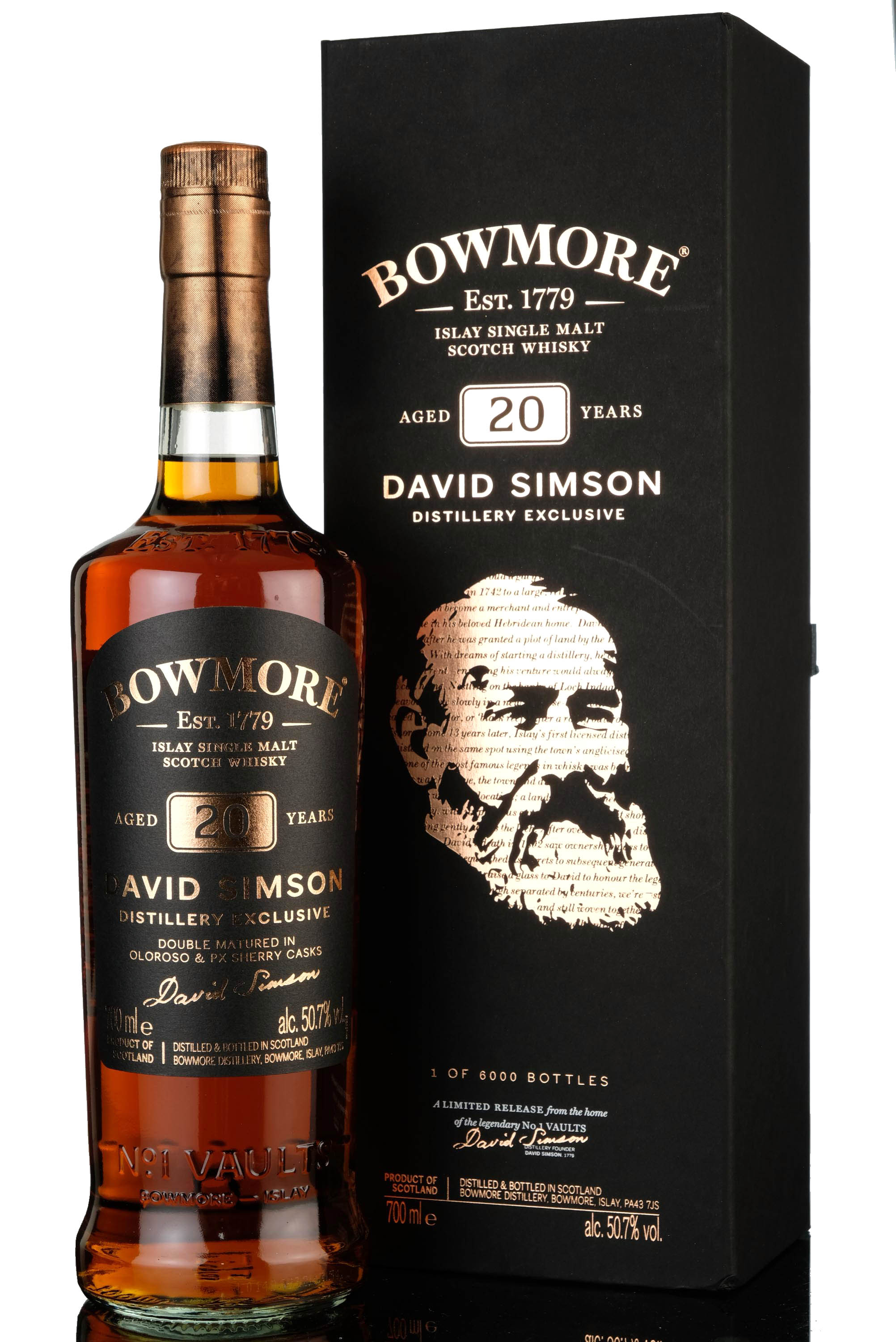 Bowmore 20 Year Old - David Simson - Distillery Exclusive