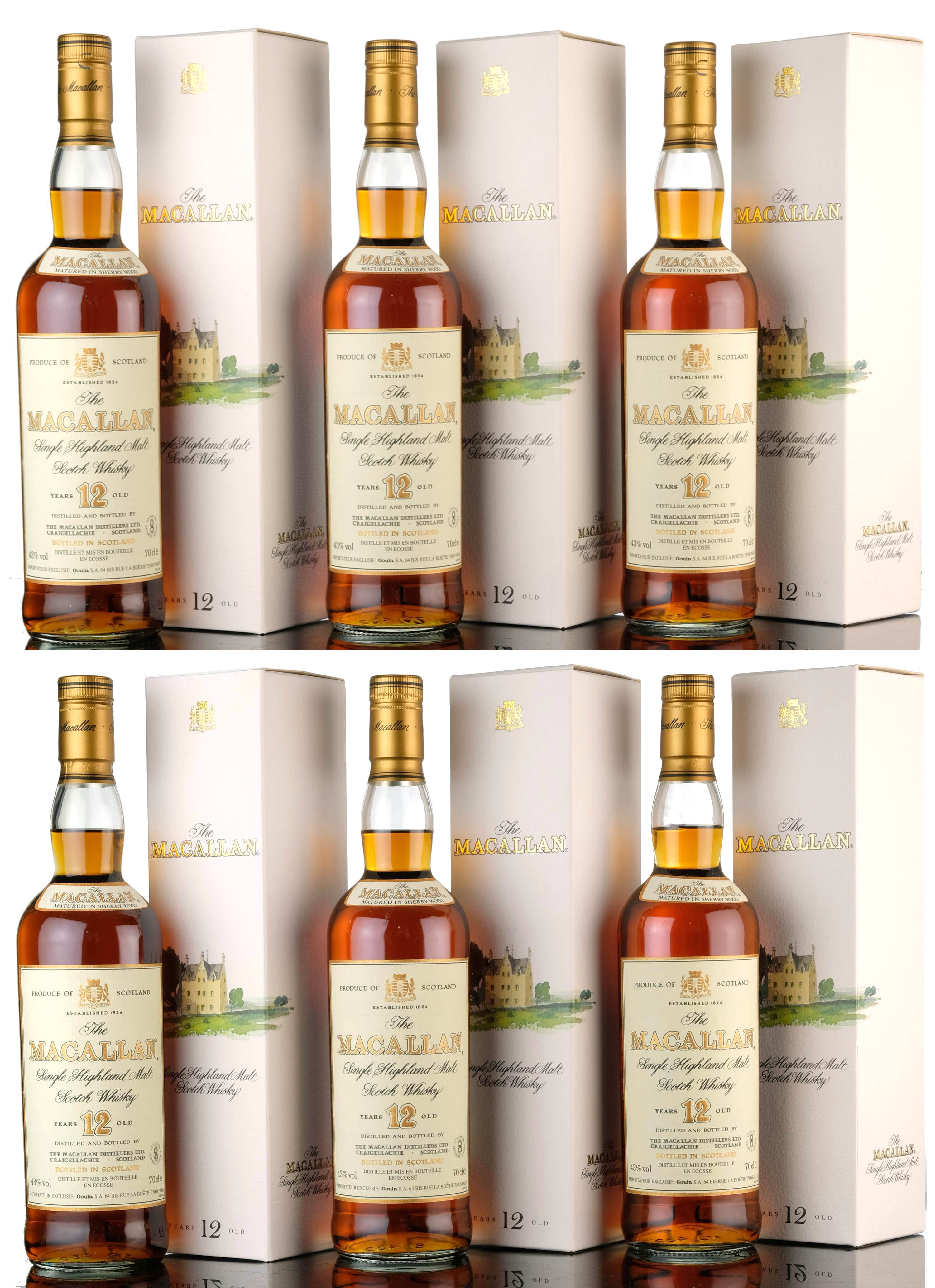 One Full Case Macallan 12 Year Old - 1990s