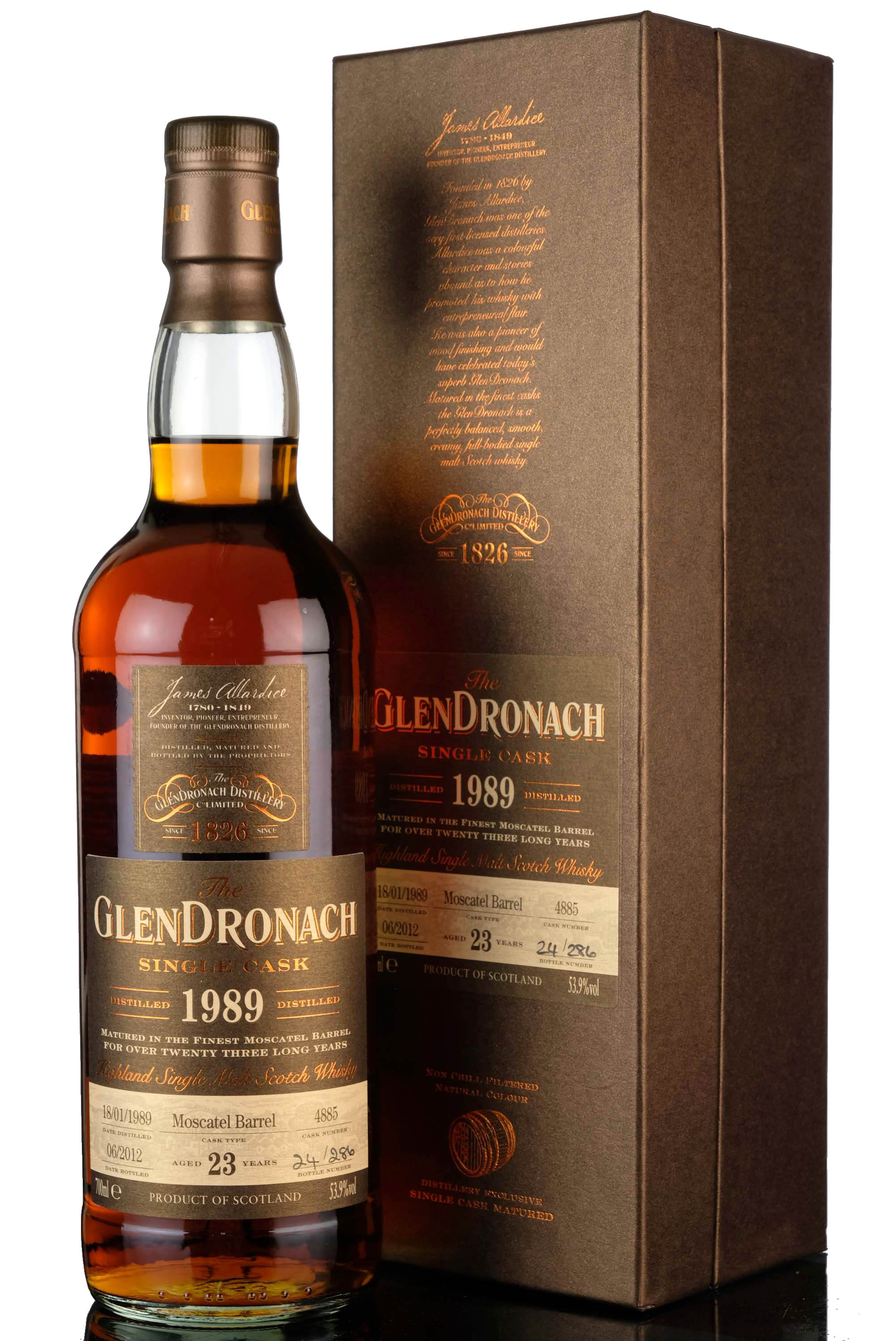 Glendronach 1989 - 2012 23 Single Cask 4885 Batch 6
