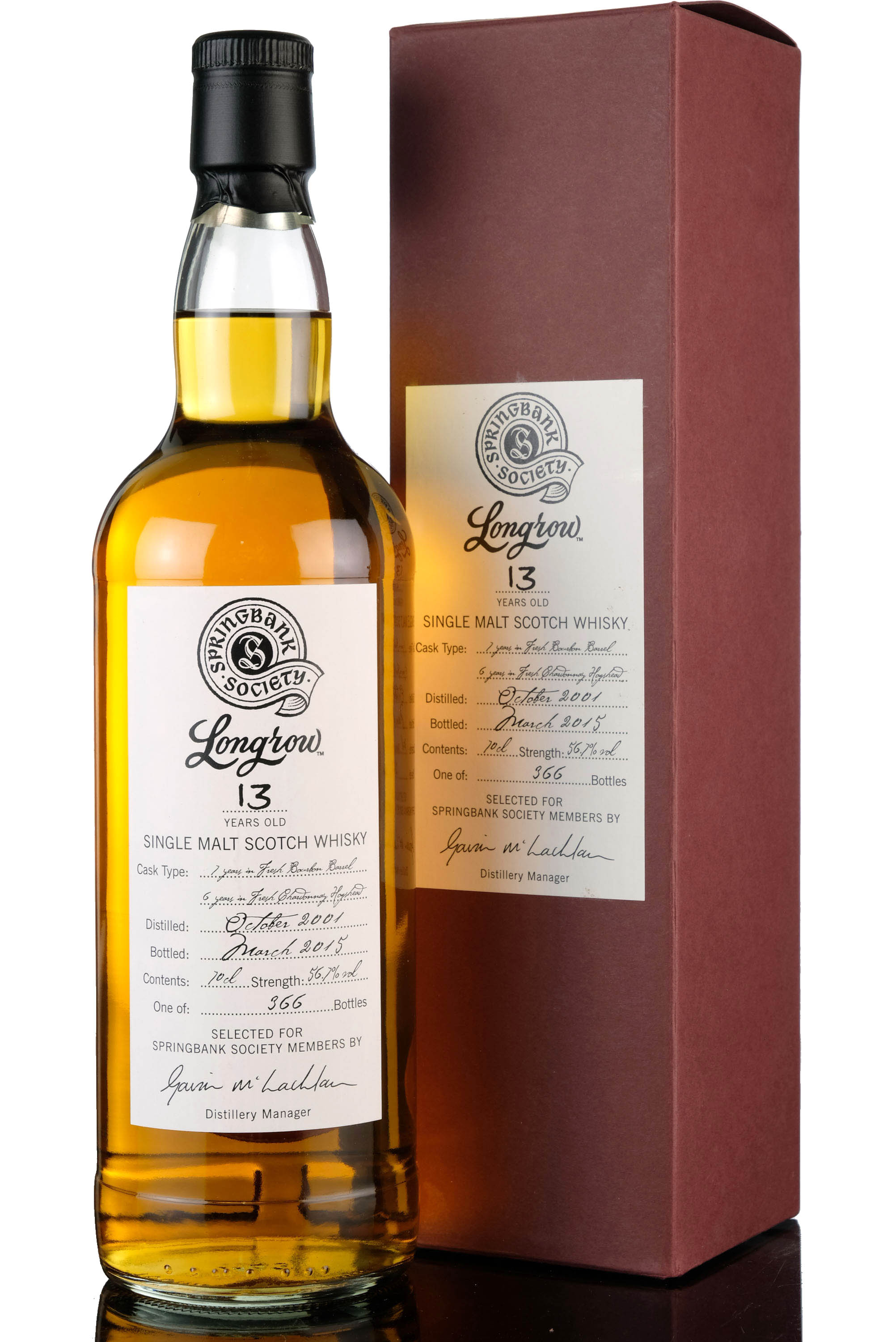 Longrow 2001-2015 - 13 Year Old - Society Bottling