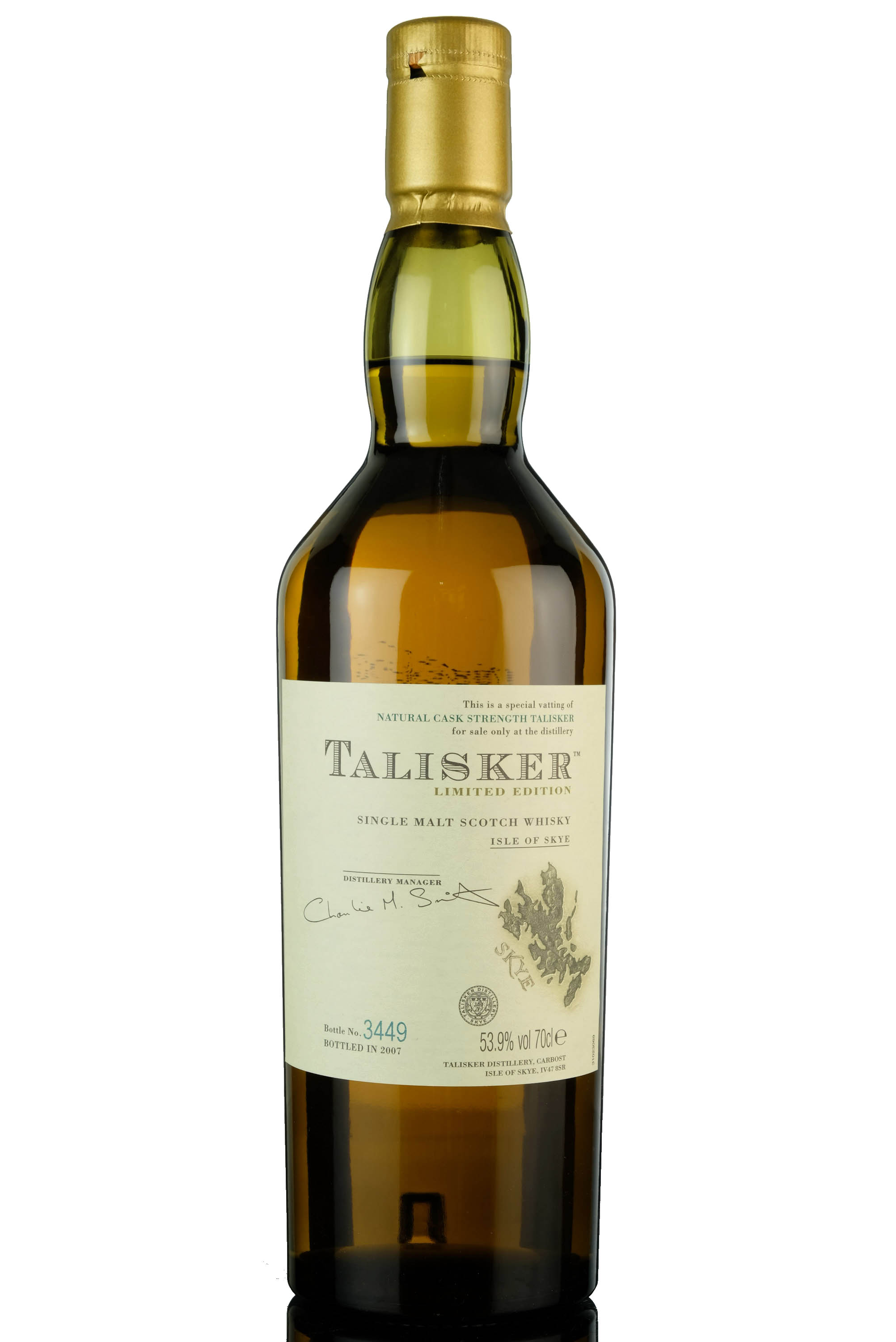 Talisker Distillery Exclusive - Bottled 2007
