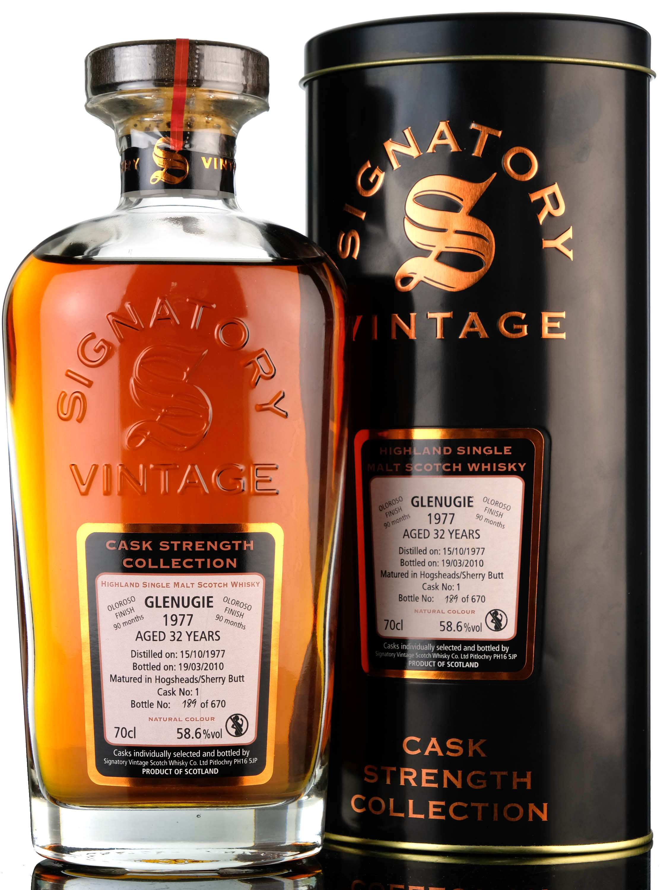 Glenugie 1977 - 2010 32 Signatory Vintage Single Cask 1