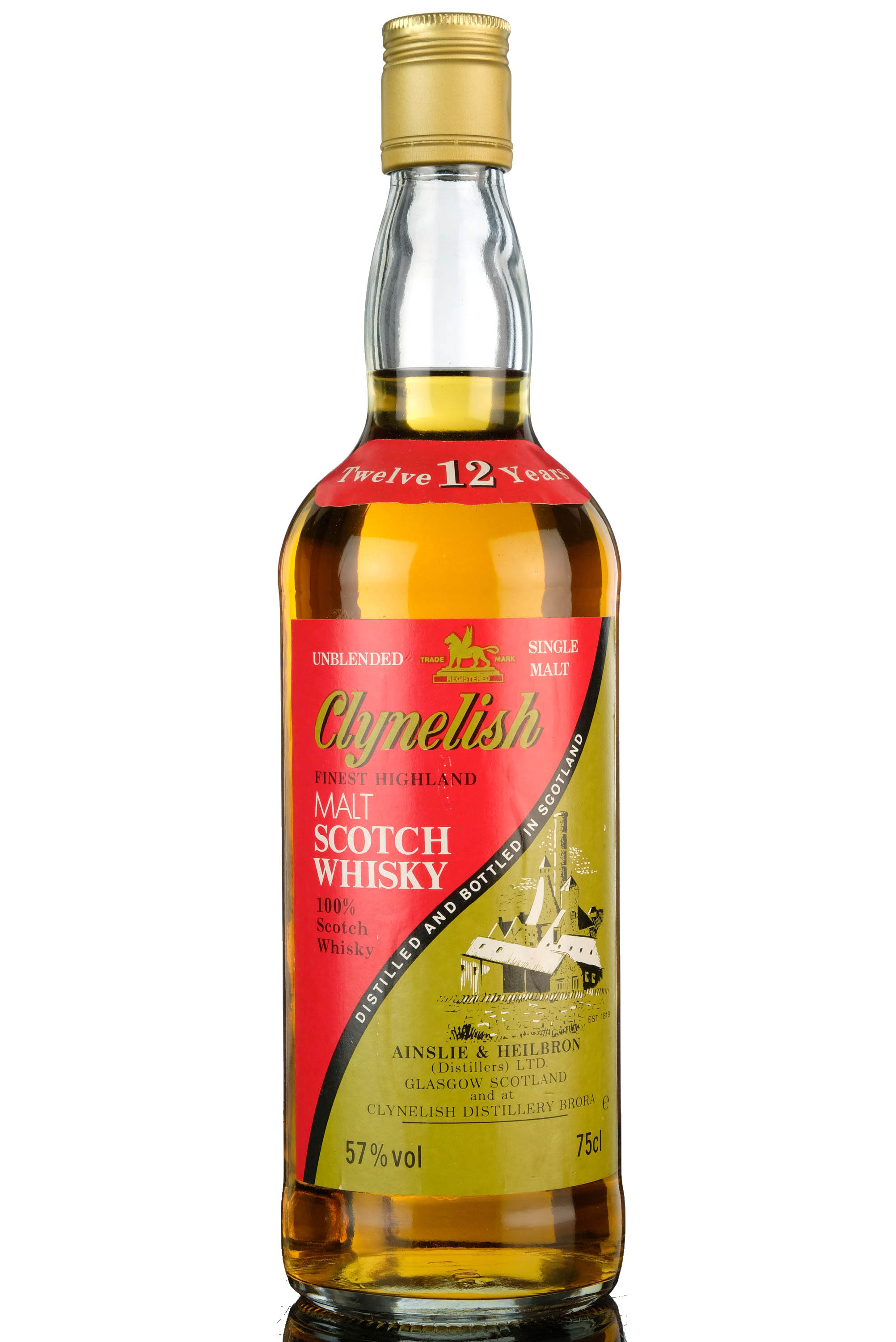 Clynelish 12 Year Old - Gordon & MacPhail - 1980s - 100 Proof