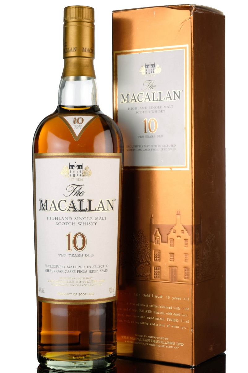 Macallan 10 Year Old - Sherry Casks - Mid 2000s