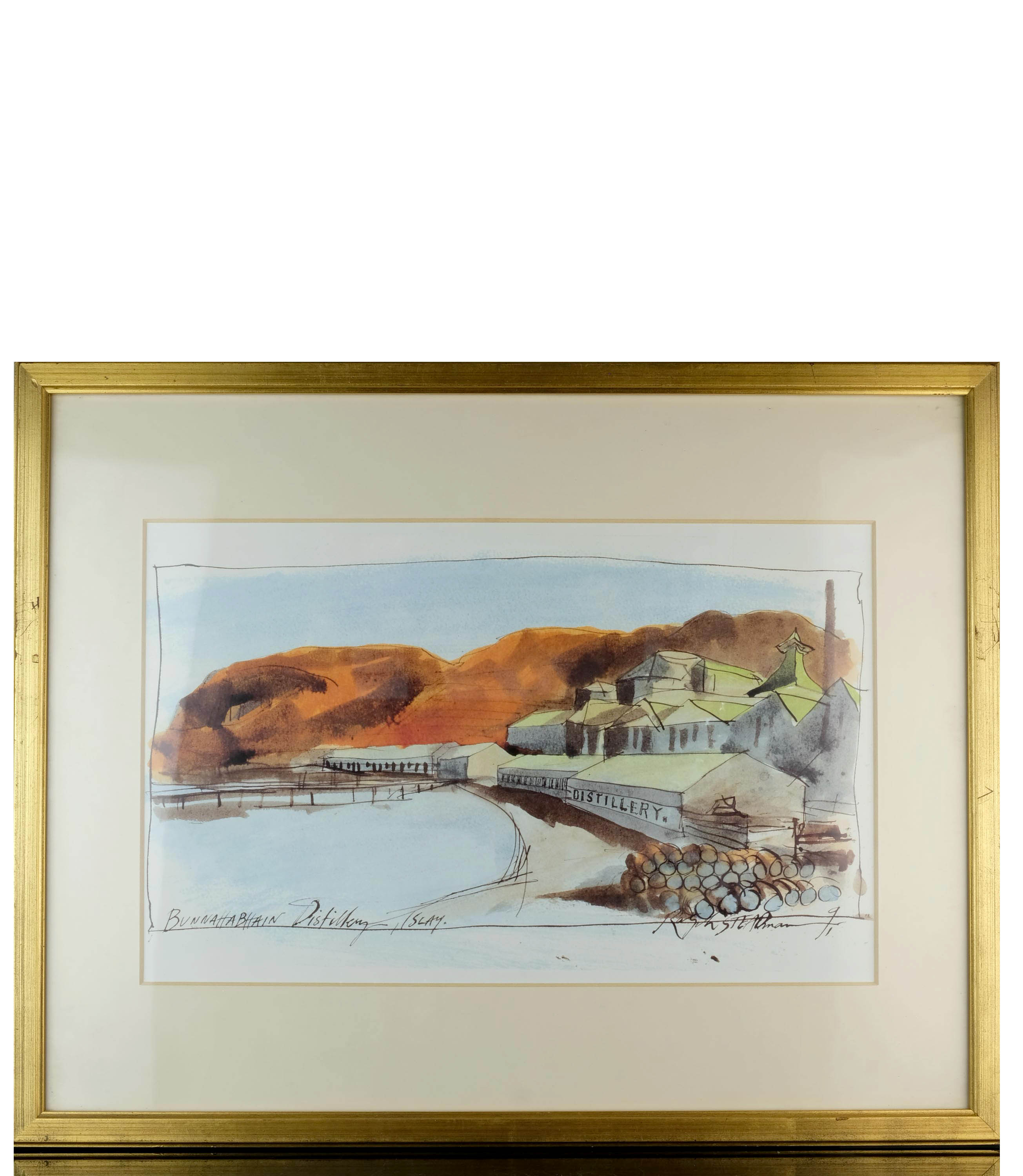 Bunnahabhain Distillery Ralph Steadman Print