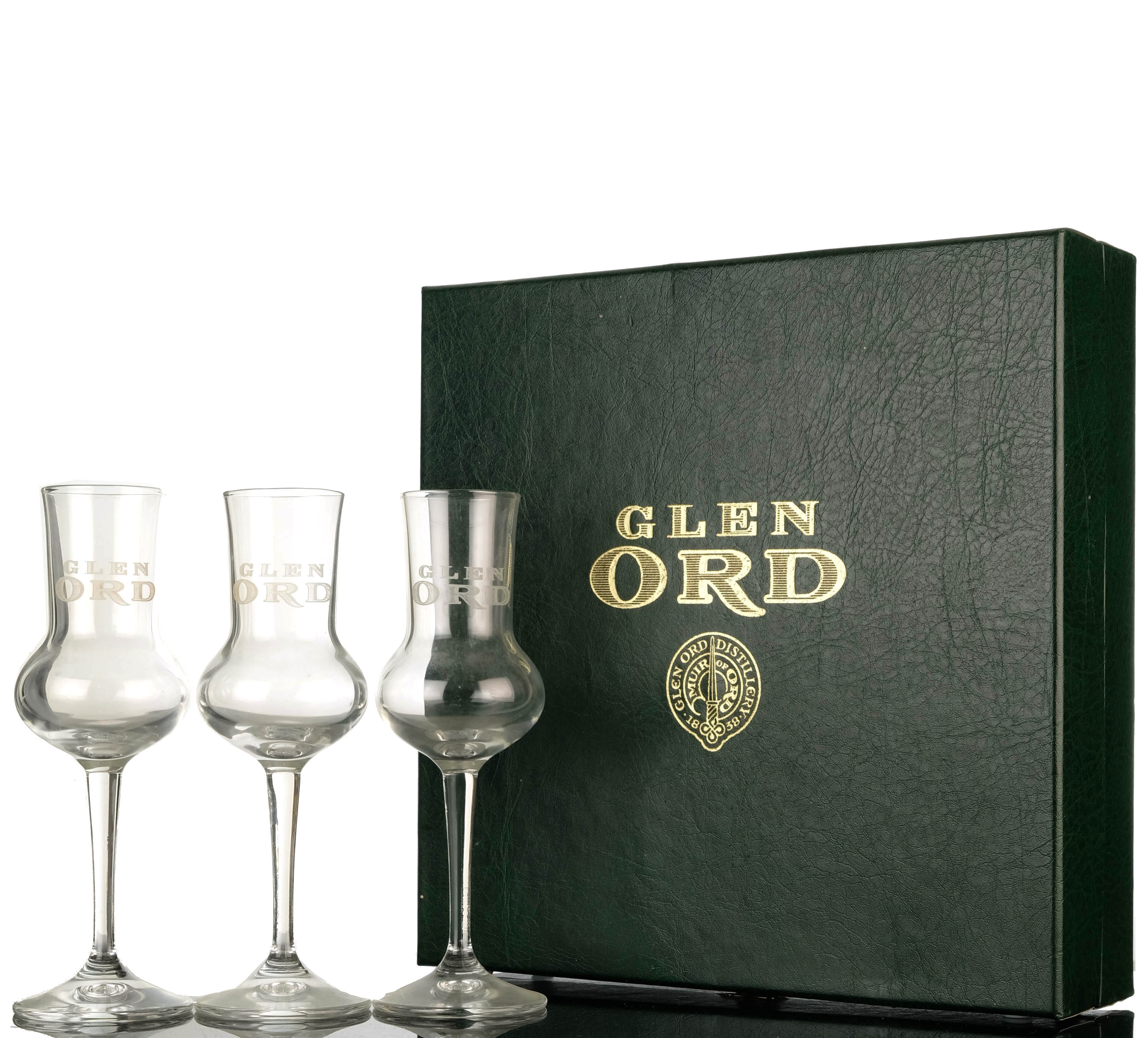 3 x Branded Glen Ord Glasses